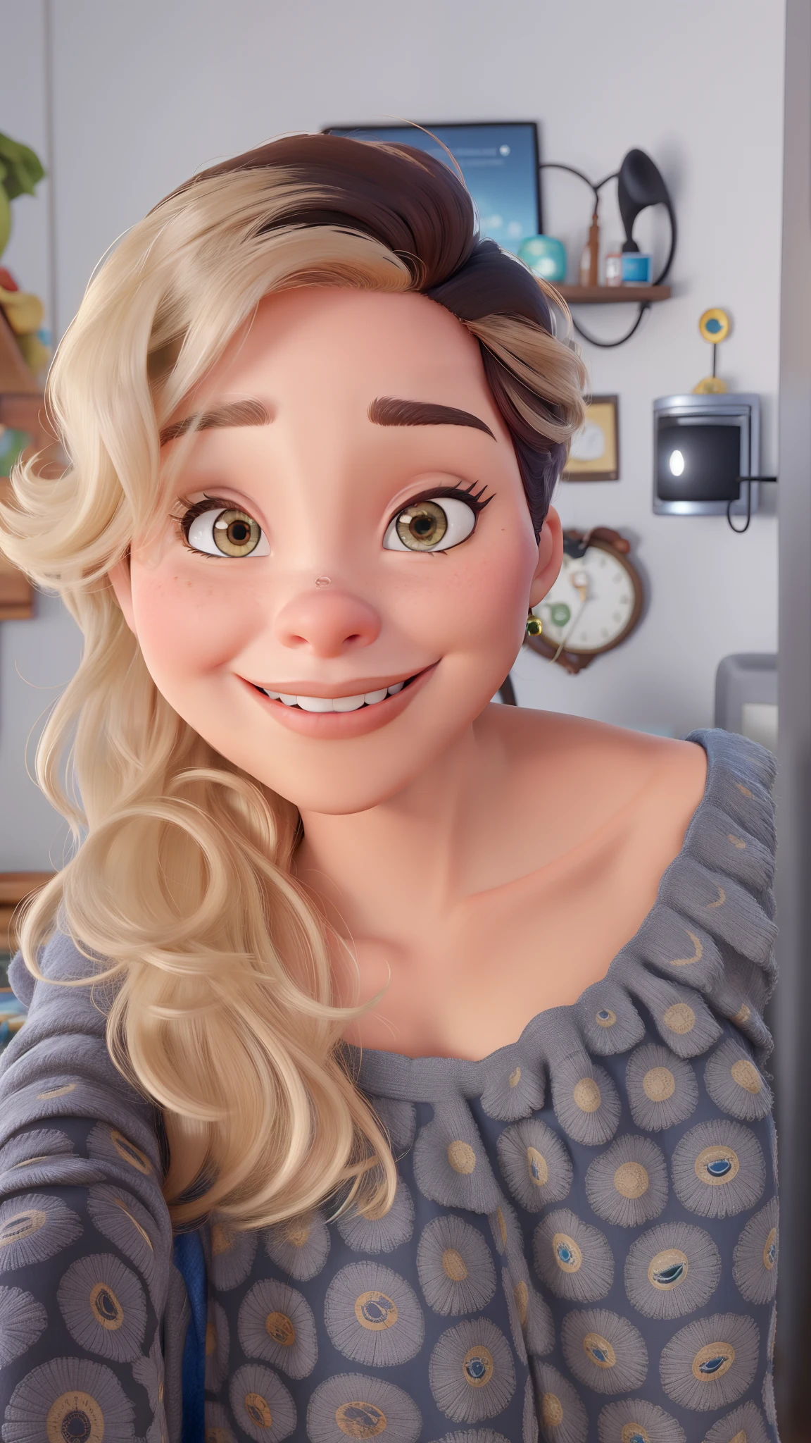 Obra-prima, de melhor qualidade, uma mulher  por volta dos 25 anos, de vestido branco, maquiagem, cabelos encaracolados, batom vermelho escuro, delineador, long eyelashes