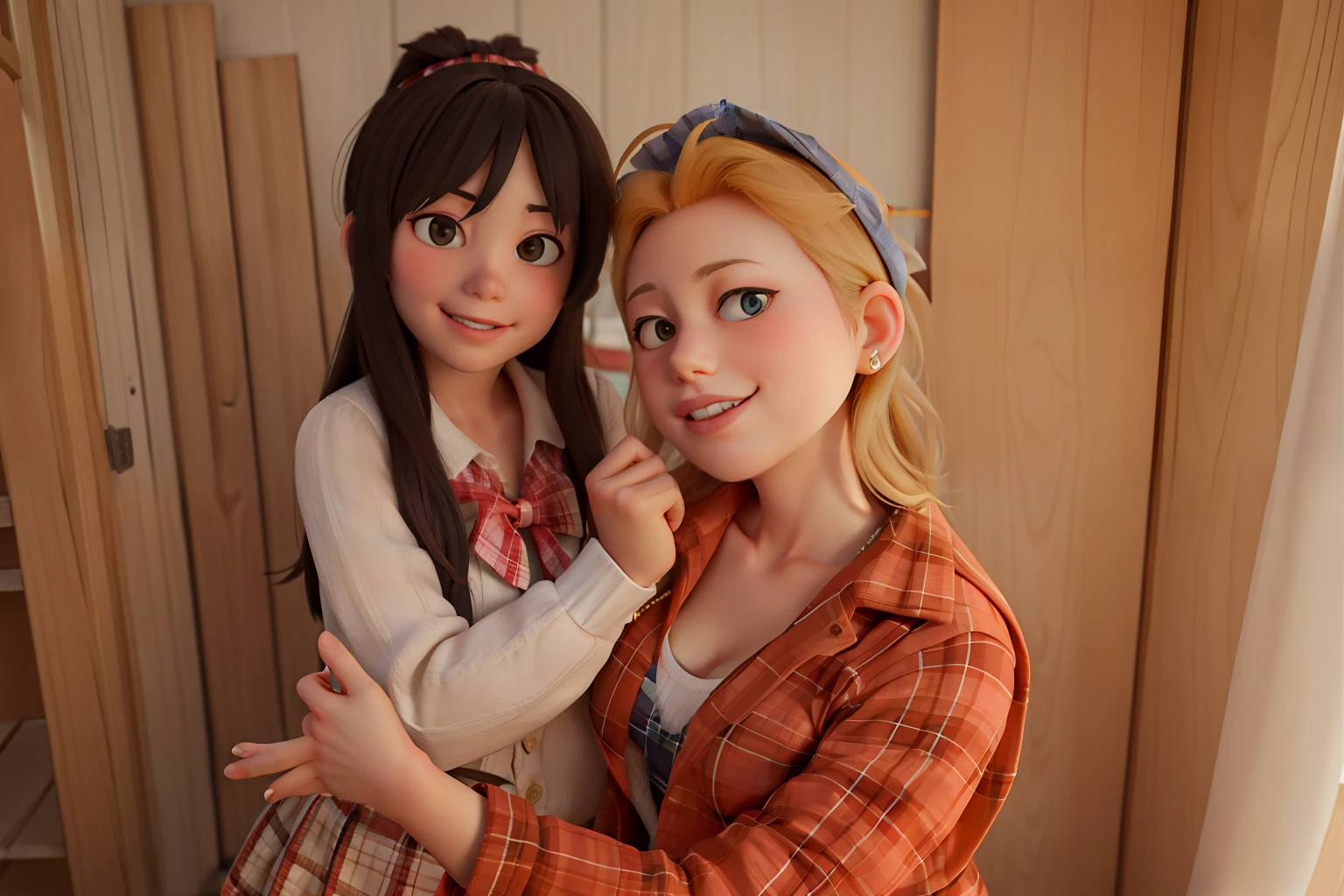masterpiece, high quality best quality,1girl, bangs, beach, blue_sky, blush, bow, breasts, checkered, checkered_shirt, checkered_skirt, cloud, cloudy_sky, collarbone, day, envelope, giving, grass, hair_bow, heart, holding, holding_letter, horizon, incoming_gift, kazami_yuuka, leaning_forward, lens_flare, letter, light_rays, long_hair, looking_at_viewer, love_letter, mountain, mountainous_horizon, ocean, outdoors, plaid, plaid_background, plaid_bikini, plaid_bow, plaid_bowtie, plaid_bra, plaid_dress, plaid_headwear, plaid_jacket, plaid_legwear, plaid_necktie, plaid_neckwear, plaid_panties, plaid_pants, plaid_ribbon, plaid_scarf, plaid_shirt, plaid_skirt, plaid_vest, pov, shirt, skirt, sky, smile, solo, sun, sunbeam, sunlight, tree, unmoving_pattern