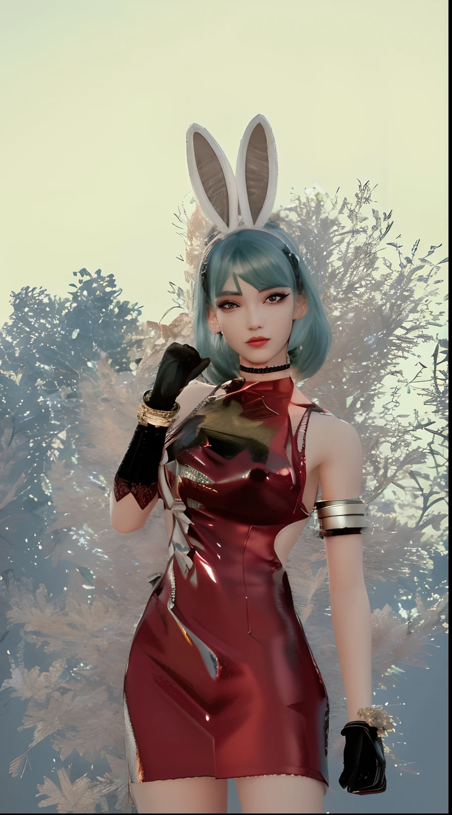 ((Best quality)), ((masterpiece)), (detailed:1.4), 3D, an image of a beautiful cyberpunk female,HDR (High Dynamic Range),Ray Tracing,NVIDIA RTX,Super-Resolution,Unreal 5,Subsurface scattering,PBR Texturing,Post-processing,Anisotropic Filtering,Depth-of-field,Maximum clarity and sharpness,Multi-layered textures,Albedo and Specular maps,Surface shading,Accurate simulation of light-material interaction,Perfect proportions,Octane Render,Two-tone lighting,Wide aperture,Low ISO,White balance,Rule of thirds,8K RAW,