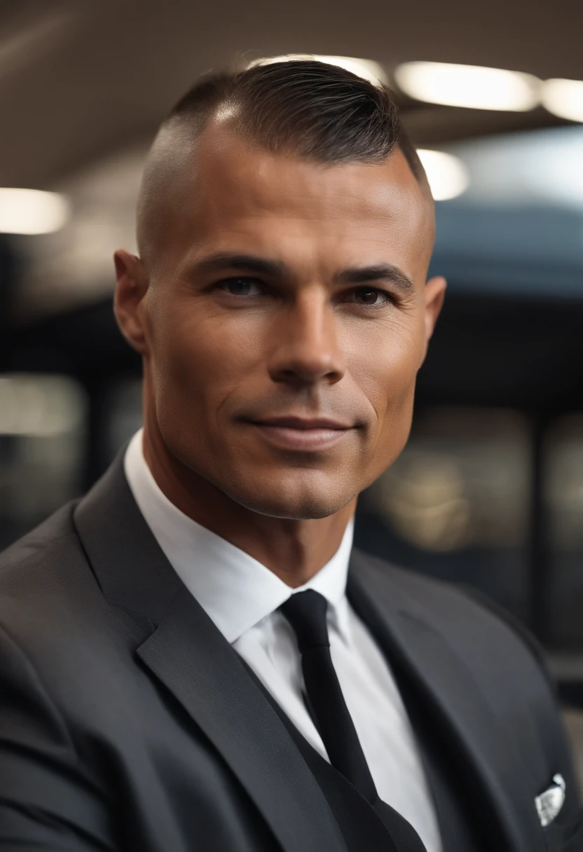 There's a man with a shaved head and a tie, Homens de 45 anos, Homem de 4 0 anos, Homem de 5 0 anos, foto de um homem branco de 50 anos, (38 anos), 38 anos, 3 6 anos, selfie de um homem, 4 5 I, Phenomenon Ronaldo Nazário