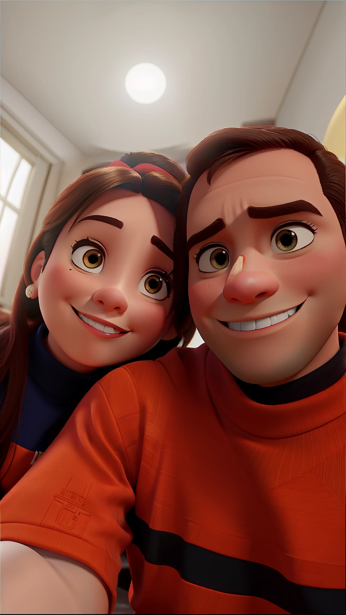 Casal estilo Disney pixar, alta qualidade, melhor qualidade