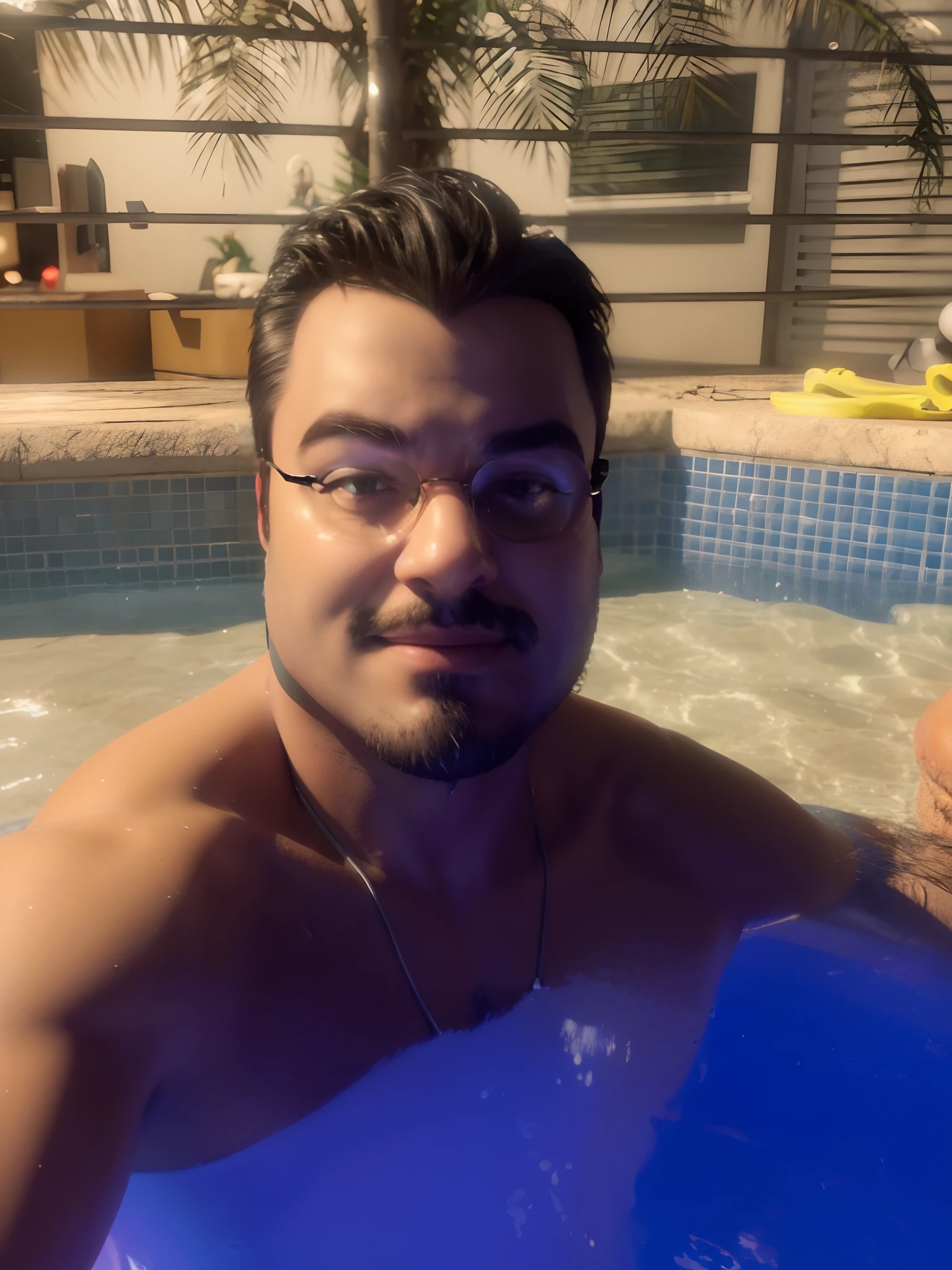 Cartoon character of a man with black glasses and a blue shirt, animation character, Caractere estilizado, animation style rendering, 3D estilizado, Arnold Maya render, 3 d render stylized, toon render keyshot, Personagem 3D, Personagem 3D, 3d rendering stylized, 3 d character render, personagem de desenho animado, Personagem de close up, Pose de personagem,  (Estilo Pixar) (master part:1.2) (Bokeh) (best quality) (pele detalhada) (textura detalhada) (8k) (argila) (Cinematic lighting) (foco nítido