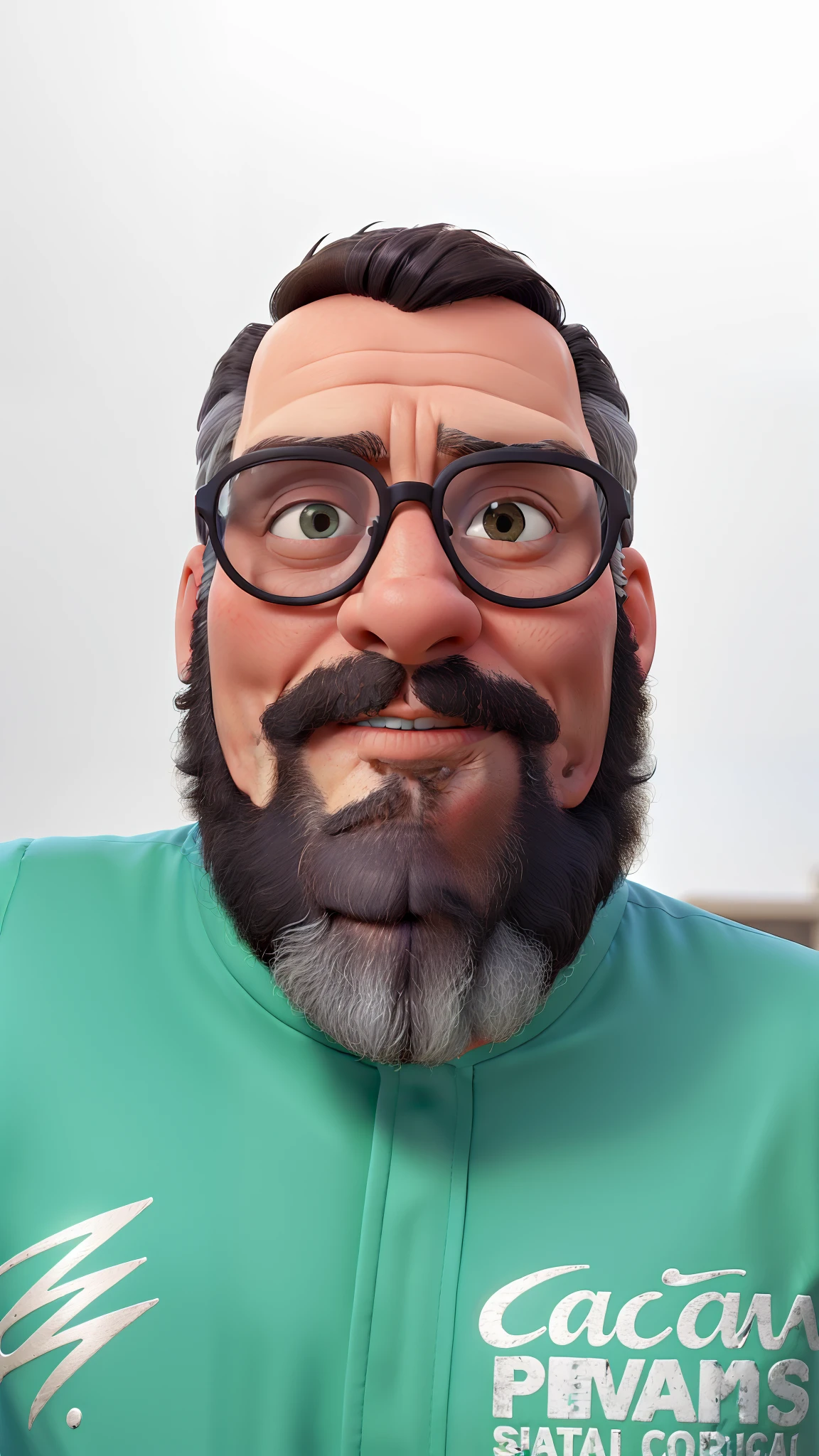 Obra-prima, de melhor qualidade, A man with round glasses, 47 anos cabelos pretos, de corpo inteiro, black pant, camisa branca, gravata azul, Black jacket, sapato social preto