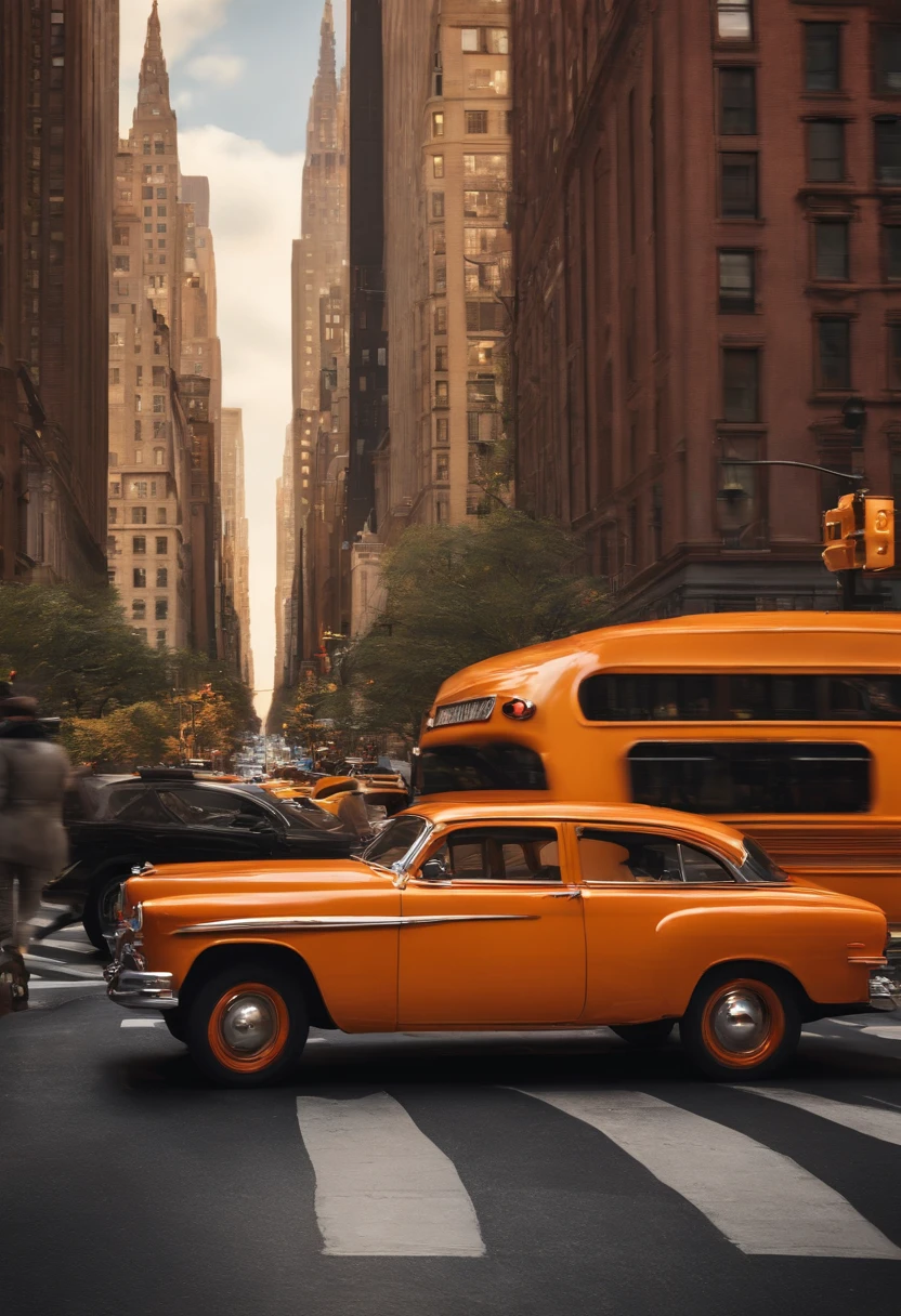 PIXAR, SPITZ MARROM FEMEA, PASSEANDO POR NEW YORK