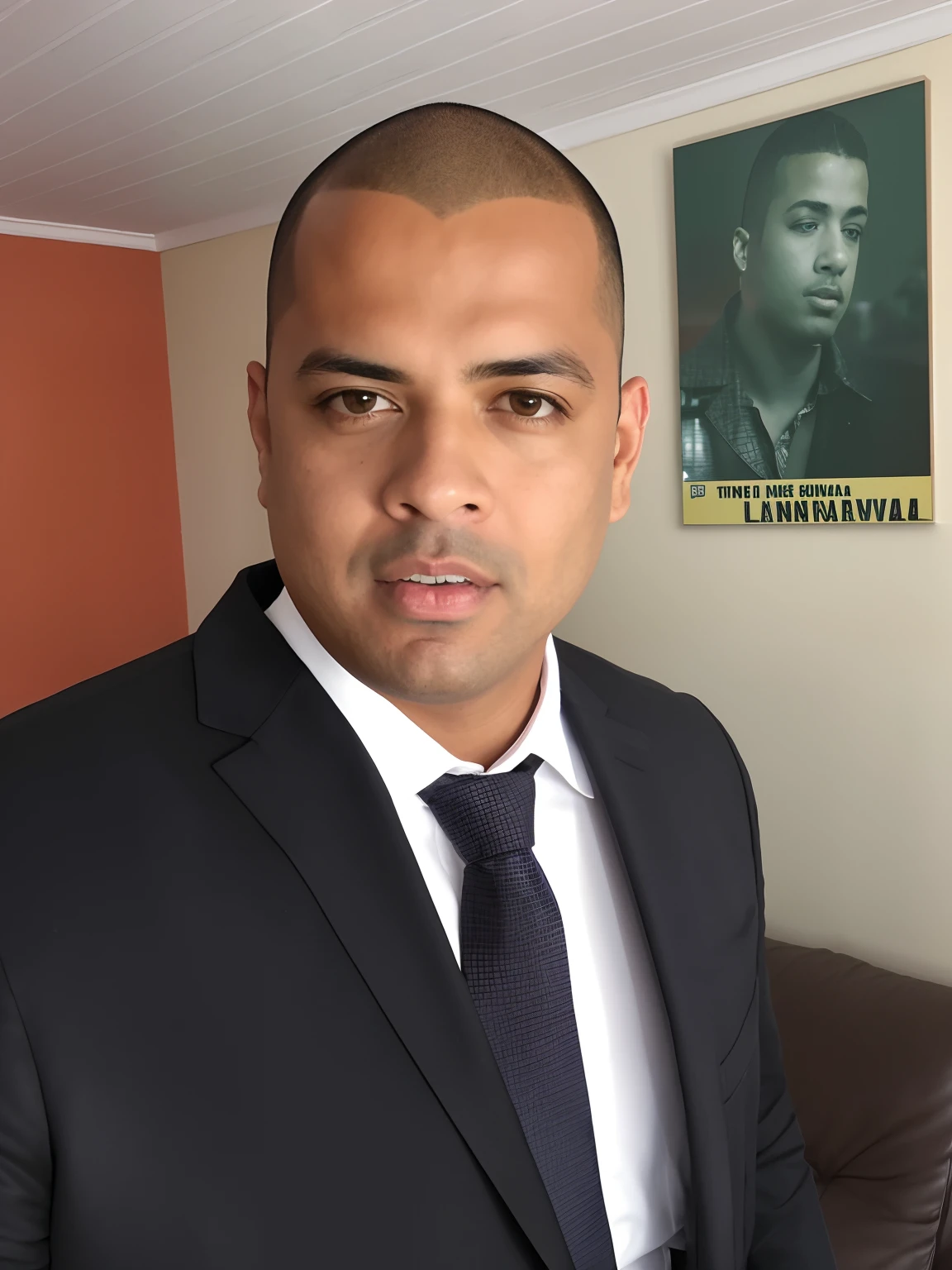 Man in suit and tie standing in the living room, david rios ferreira, José Moncada, Ronaldo Luis Nazario de Lima, Ronaldo Nazario Fenomeno, Ronaldo Nazario, Ronaldo Luis Nazario da Lima, andres rios, Directed by: Willian Murai, icaro carvalho, caio santos, Directed by: Hubert van Ravesteyn