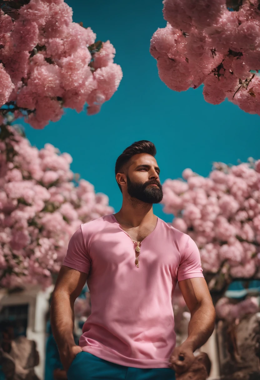 there is a man with a beard and a pink shirt, Alex, Postagem no Reddit, 2 7 anos, Mohamed Chahin, Fotografia selfie 8k, Estilo Zigor Samaniego, foto de perfil profissional, imagem de qualidade muito baixa, 2 8 anos, Estilo Mohamed Chahin, 2 9 anos, Aykut Aydogdu, 2 3 anos