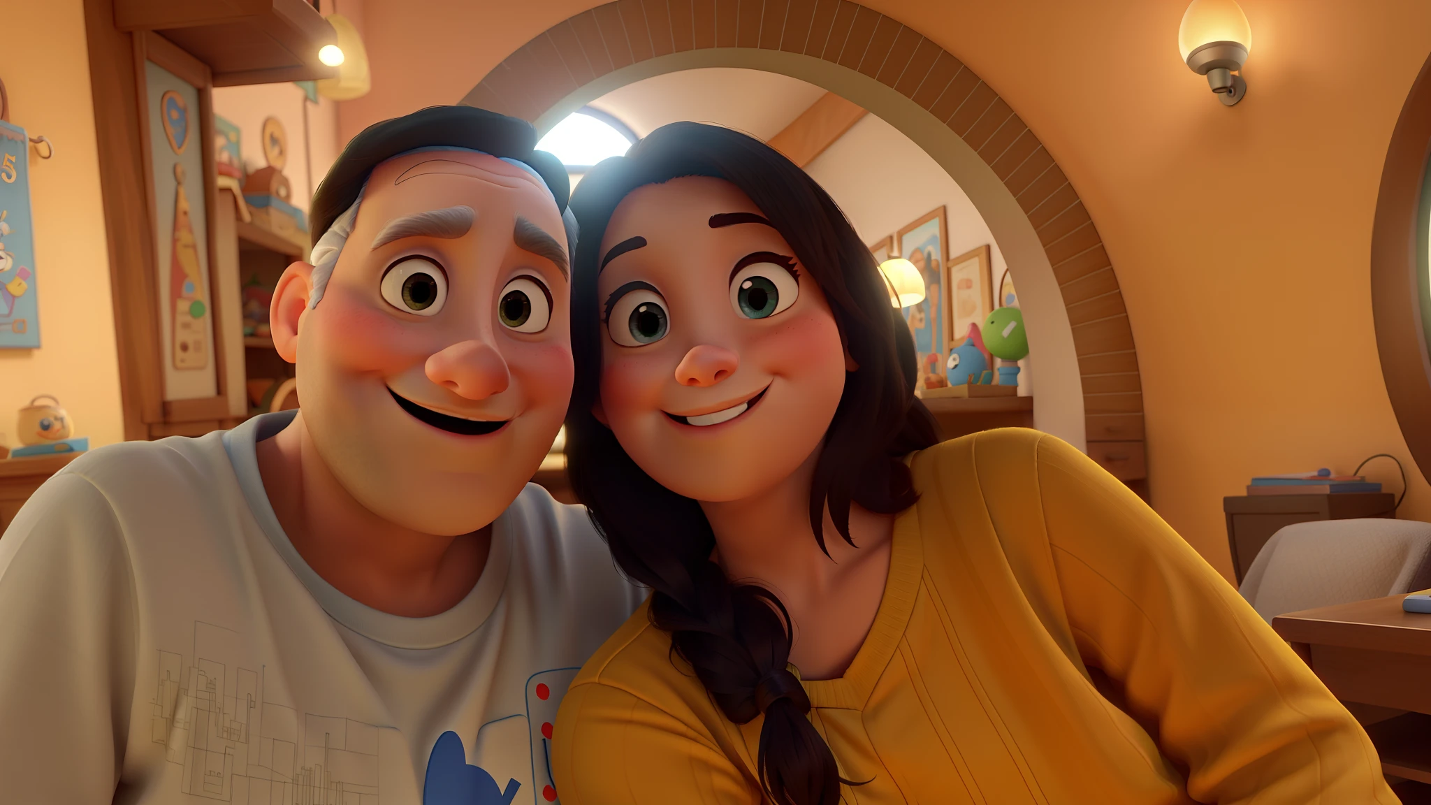 Papsi, Mommy love Disney Pixar style, imagem de alta qualidade, muita qualidade