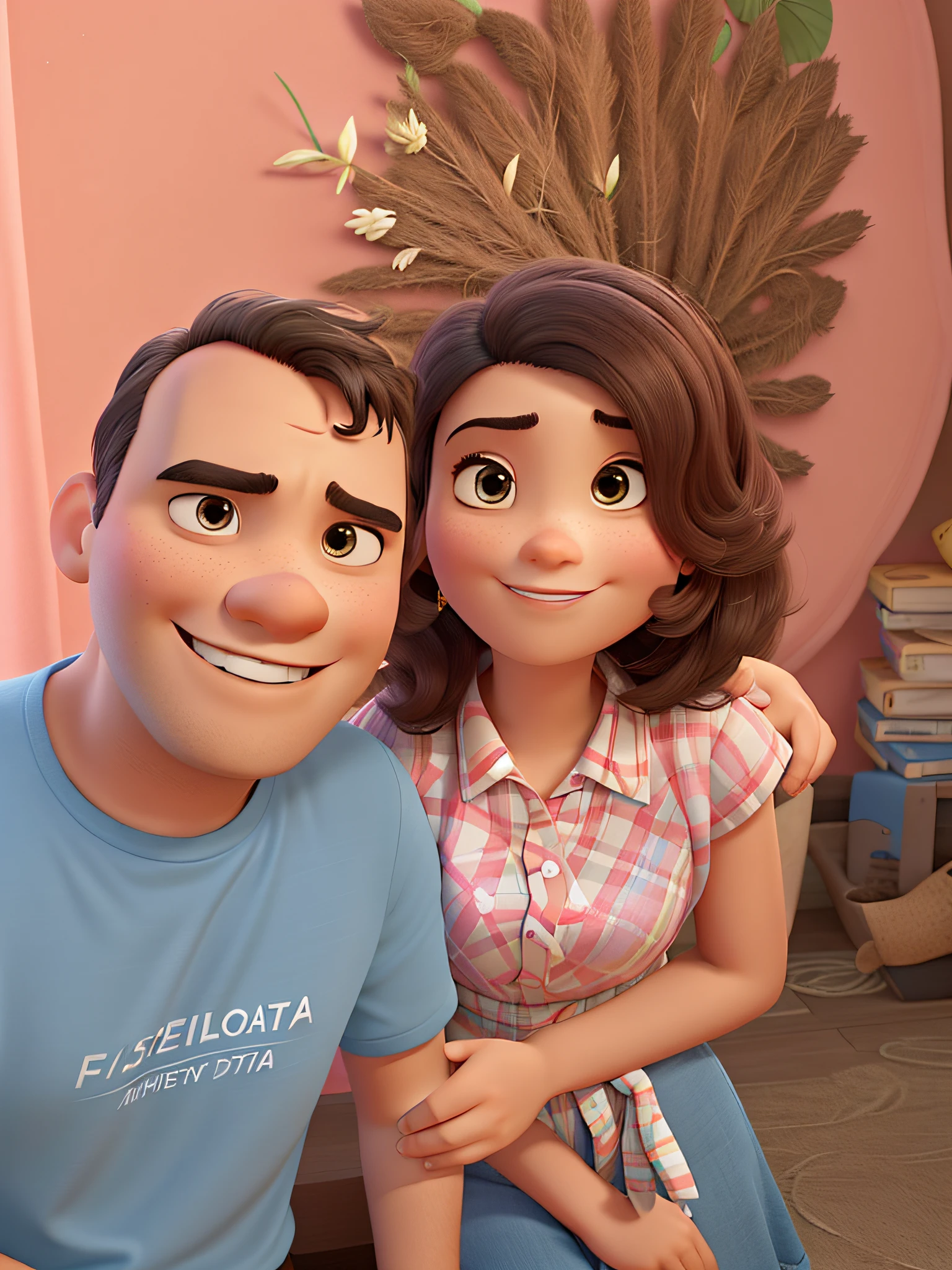 Estilo Pixar, alta qualidade