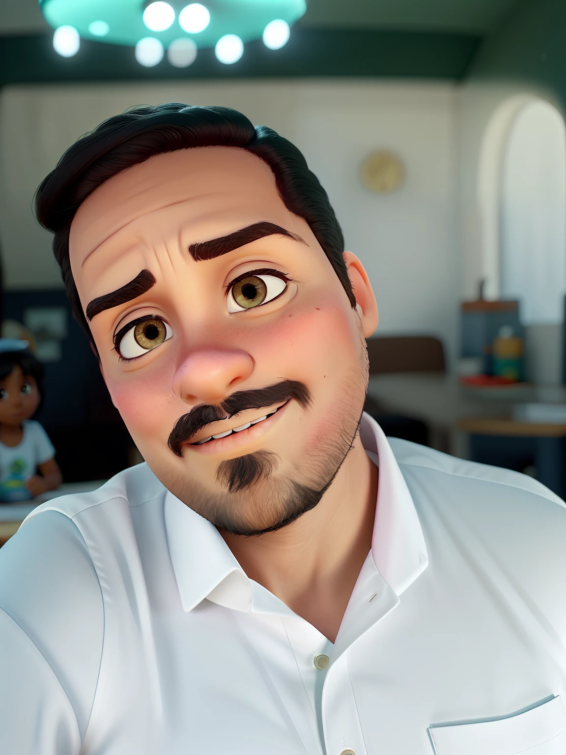 Raising a son and mother like pixar
-Age: 37 anos
- Etnia: Branco
- Cor dos cabelos: Escuros
- Cor dos olhos: Dark
Mother
-Ethnicity: Morena jambo
- Tipo de cabelo: Rolled
- Facial features: Pink cheek
-Appearance: With features reminiscent of an Alagoas woman.
I hope this meets your expectations! If you need more details or specific information, por favor, me avise.