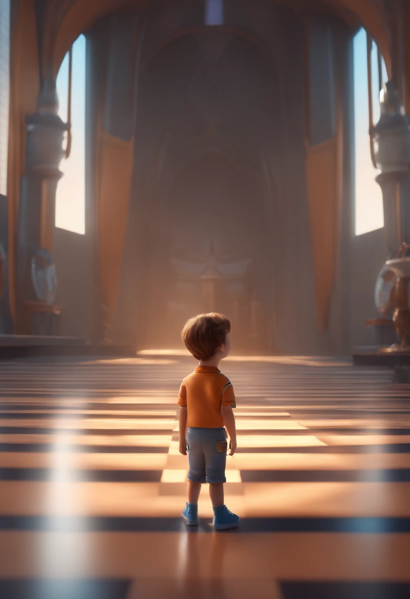 a happy cute standing short hair, vestindo uma fantasia espacial, , fundo branco, barnet, Tom, Estilo Pixar, ....3d, desenhos animados, rosto detalhado, asymmetrical 16k