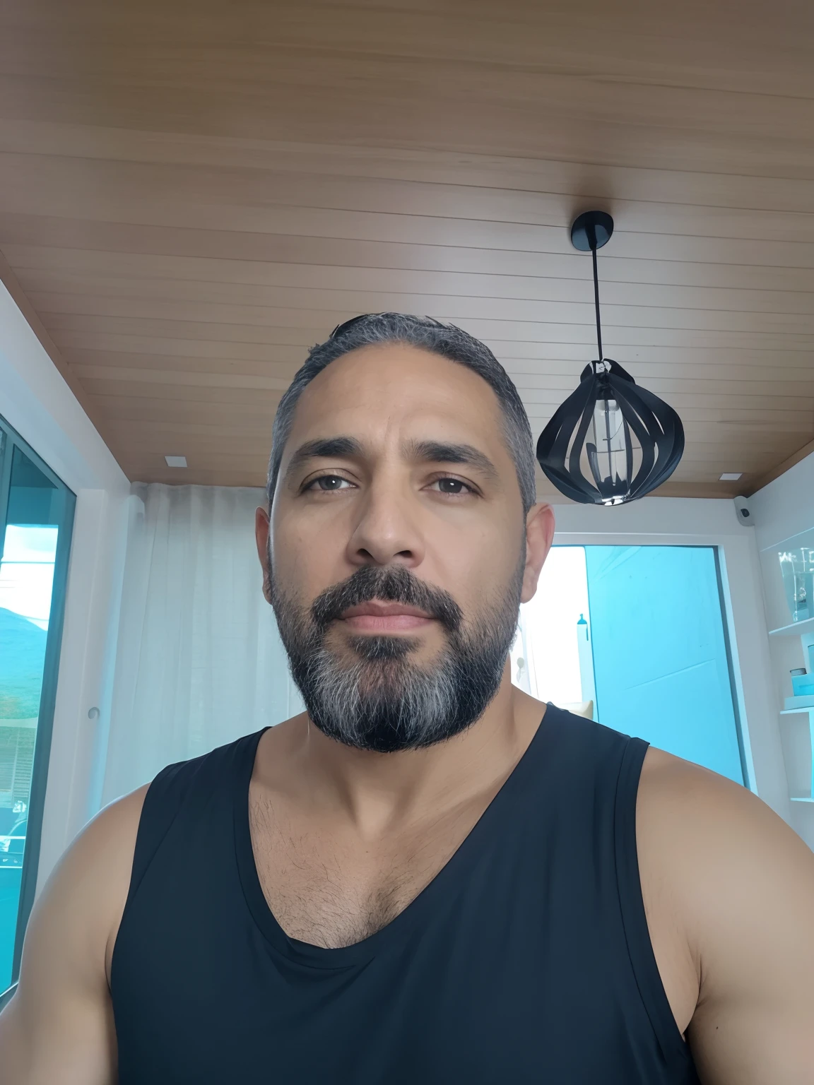 there is a man with a beard and a black shirt on, Homens de 45 anos, Homem de 4 0 anos, Homem de 5 0 anos, (38 anos), 38 anos, cerca de 3 5 anos, 3 6 anos, 4 5 I, david rios ferreira, 3 5 anos, 35 anos, 3 2 anos