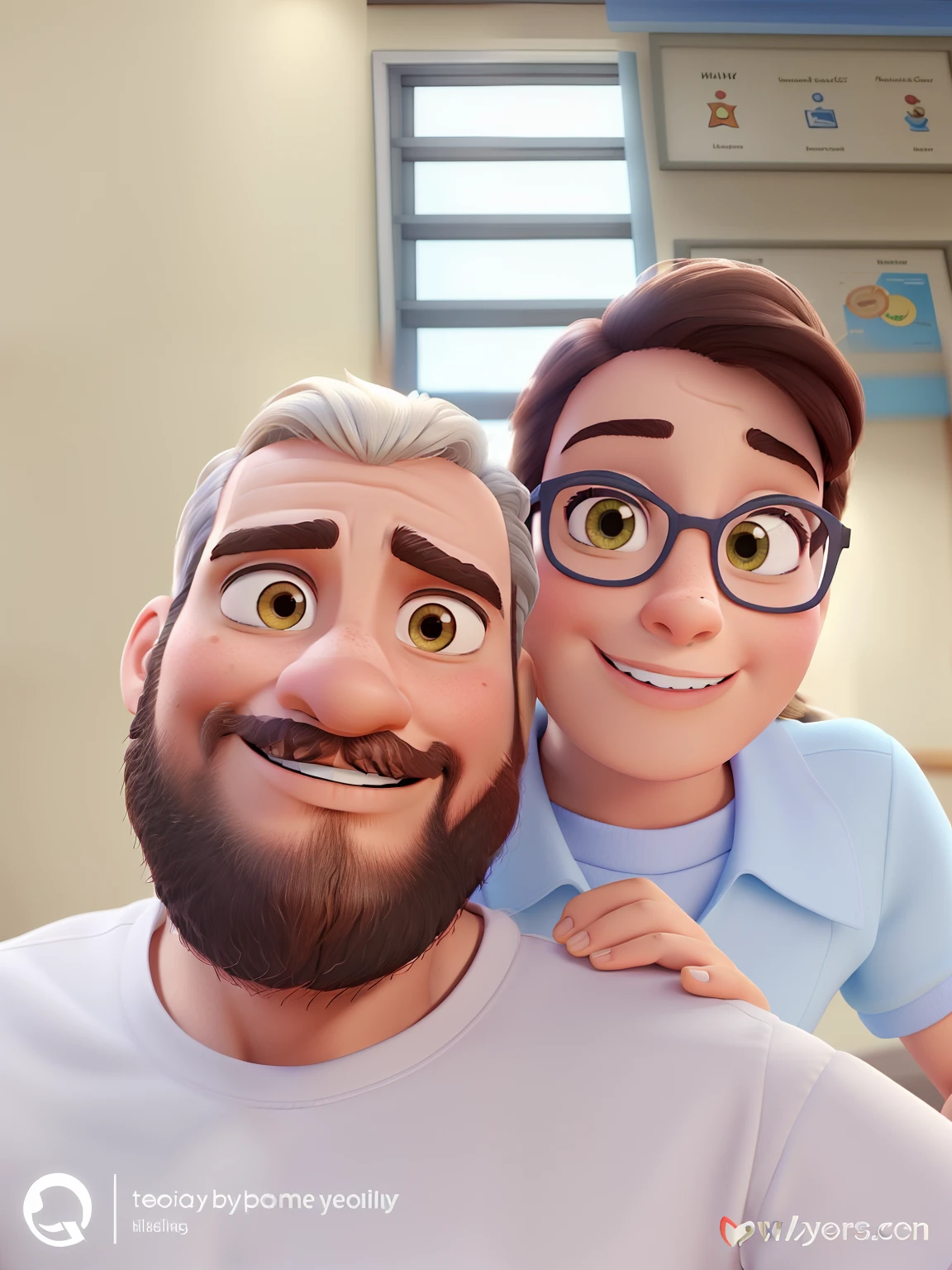 Mulher e homem estilo Disney pixar ,alta qualidade,melhor qualidade