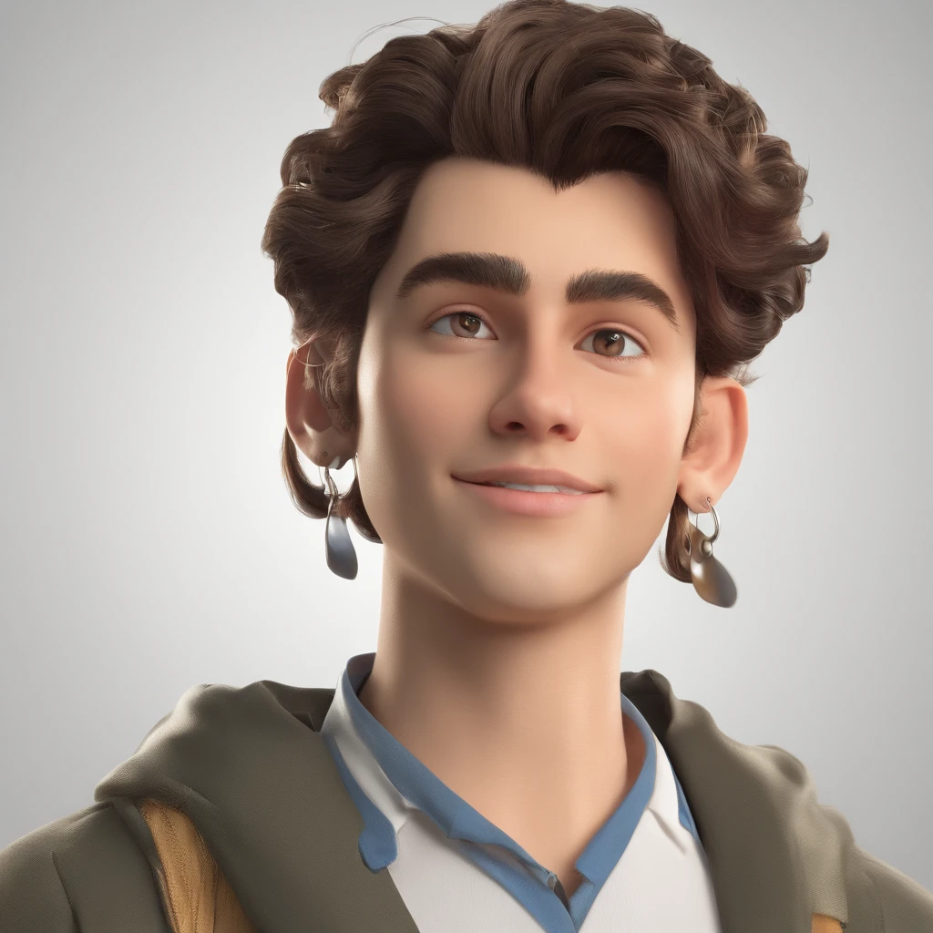 I'm just killin' I'm a boy got medium hair I wear earrings kinda thin face I' my hair is kinda straight and curly