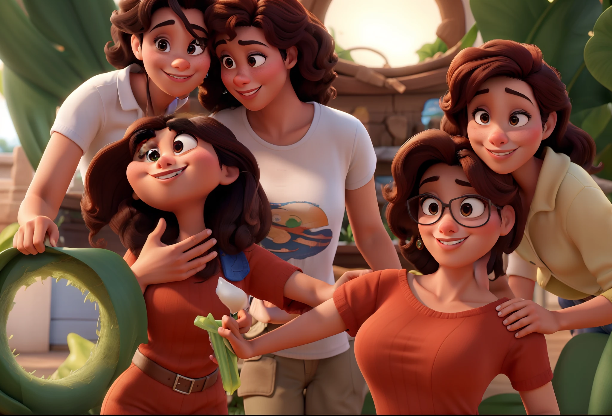 01 mulher morena, Disney Pixar, alta qualidade, melhor qualidade