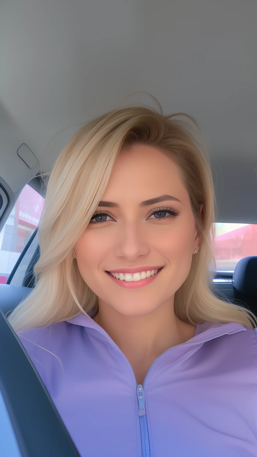 Blonde woman in a car smiling at camera, Directed by: Nandor Soldier, imagem de perfil, Lorena Avarez, Kimberly Asstyn, foto do perfil, Andorinha Toron, Caroline Gariba, foto de perfil headshot, fernanda suarez, Angie Glocka, by Amelia Peláez, Directed by: Matteo Pérez, foto de perfil, Directed by: Felipe Seade