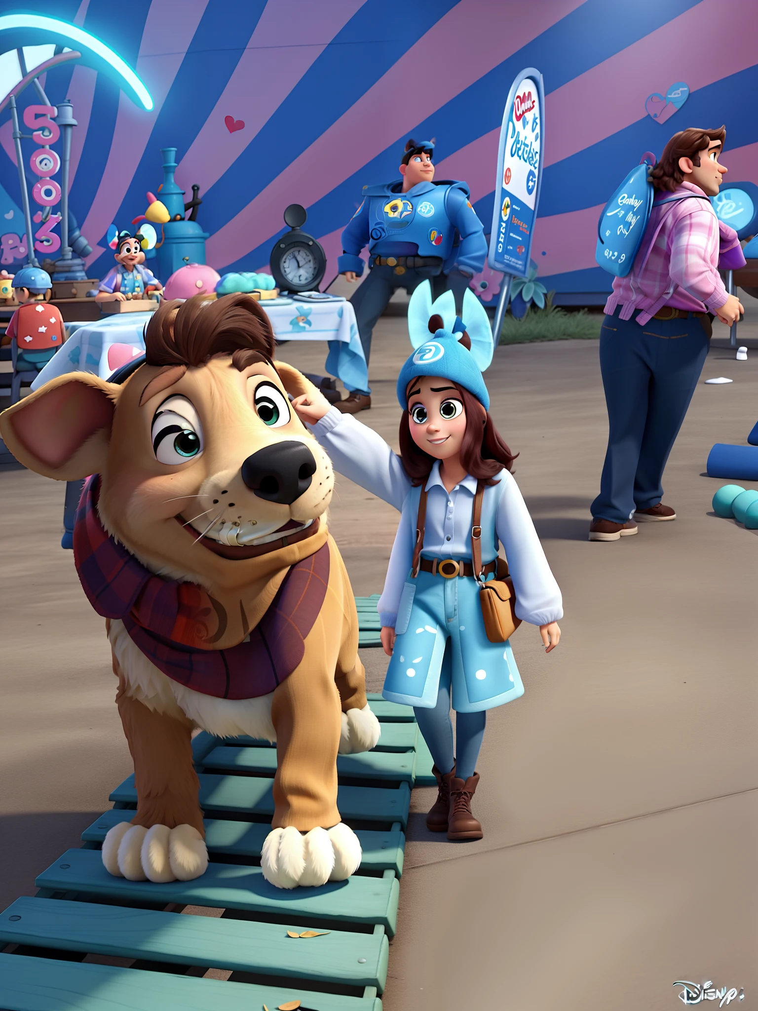 Poster estilo Disney pixar