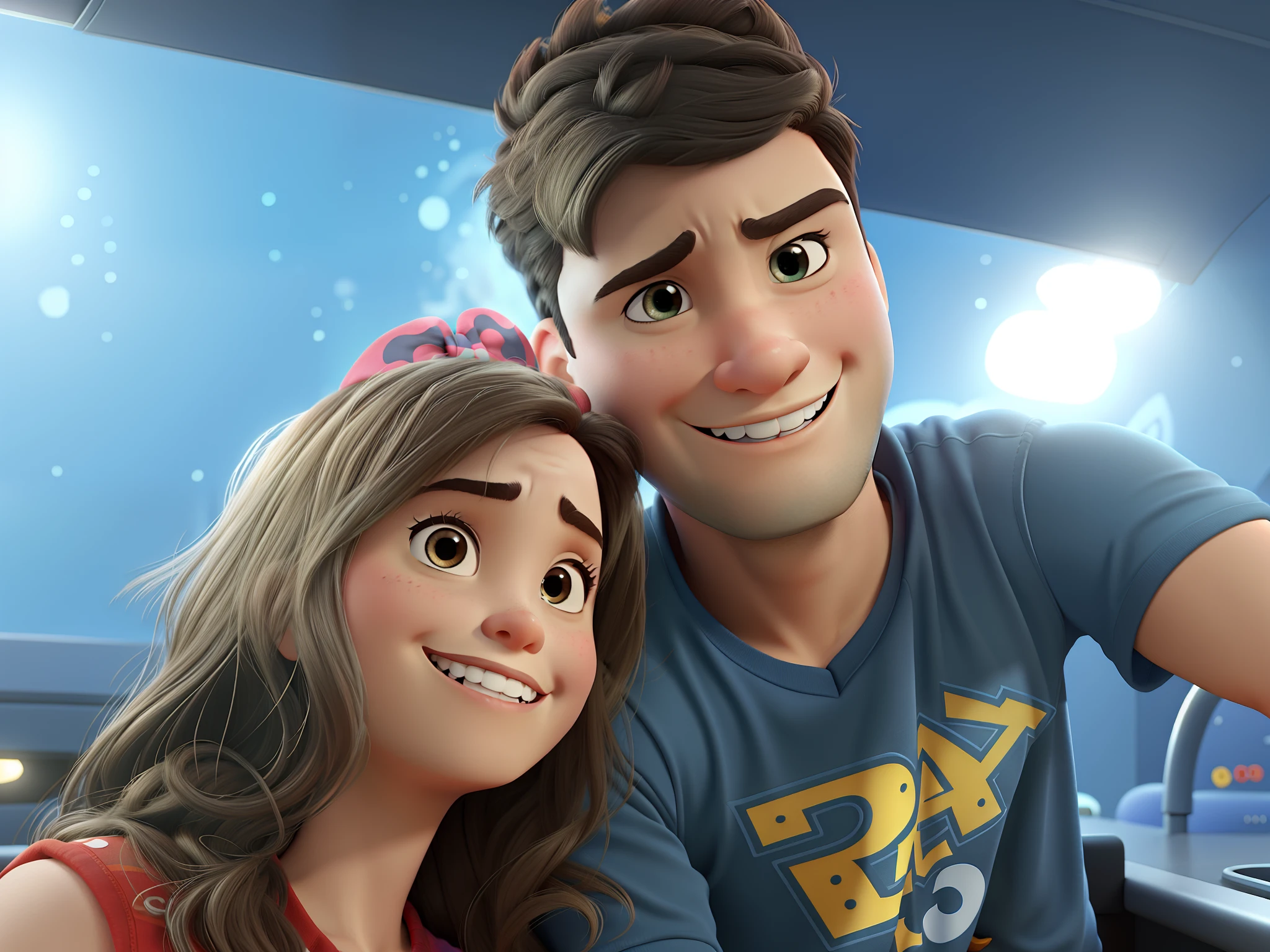 Poster estilo Disney pixar