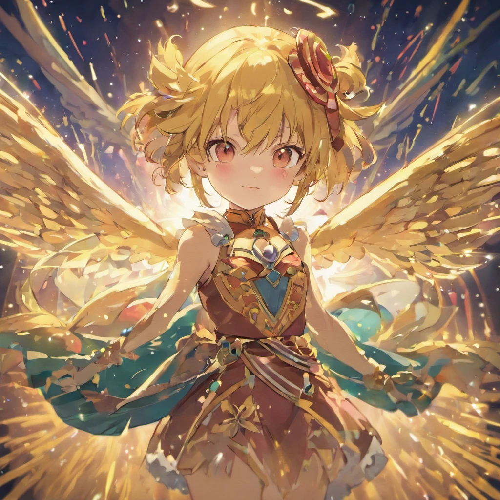 master part,best quality, conto de fadas, A young magical adventure girl