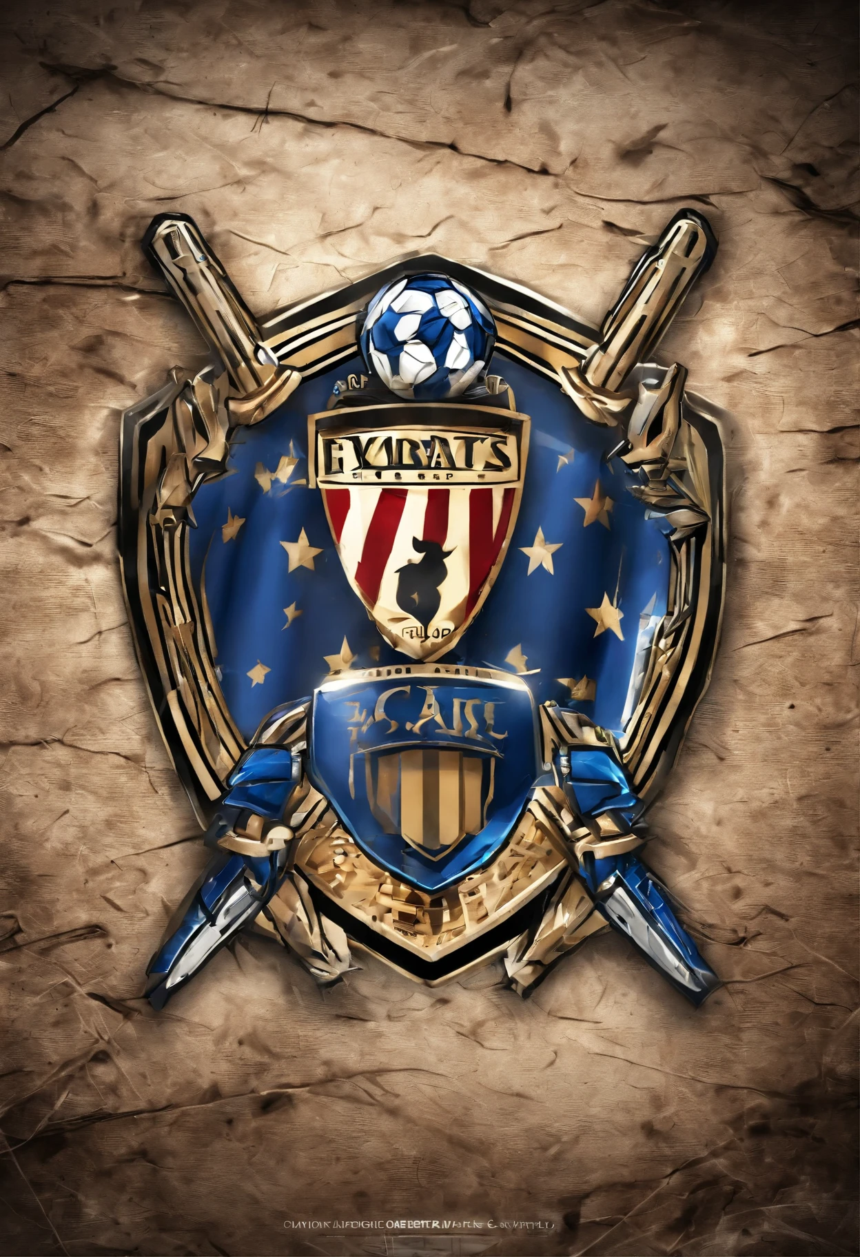 crie uma logo de esports para um time de futebol de campo