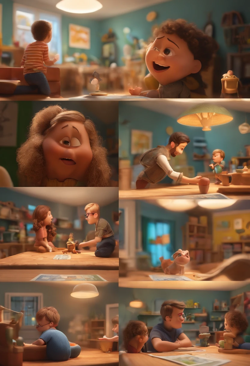 (psychologist,Pixar,Modelo) A psychologist creating a Pixar template for posting

(best quality,4k,8k,Altas,master part:1.2),ultra-detalhado,(Realistic,fotorrealista,photo-realistic:1.37),cores vibrantes,dream lighting,Playful emotions,Personagens da Pixar,pixar animation,olhos expressivos,sorrisos sinceros,Fundos imaginativos,Wonder of Childhood,Meaningful connections,ambiente acolhedor,narrativa cativante,Sonhos coloridos,Jornadas inspiradoras,Magical moments,narrativas emocionantes,temas edificantes,Unforgettable friendships,Creative inspiration,Happy memories,Inclusive Representation,texturas semelhantes a brinquedos,riso alegre,Humorous scenarios,detalhes extravagantes,Artistic Excellence,Hopeful Messages,Mundos de fantasia,Aventuras sinceras,Instant connection with viewers,Cinematic charm