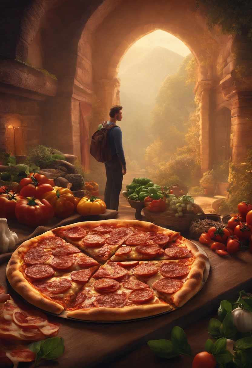 Holding (Slice pizza)1.5