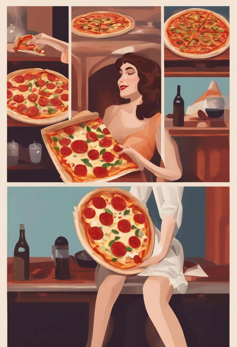 Holding (Slice pizza)1.5