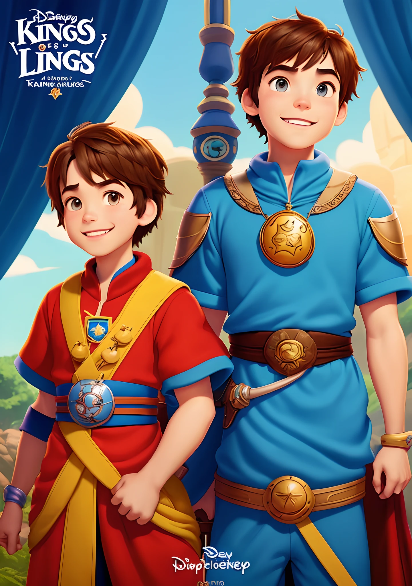 Capa da Disney Pixar, Beno&Lucas, duo de honor of kings.