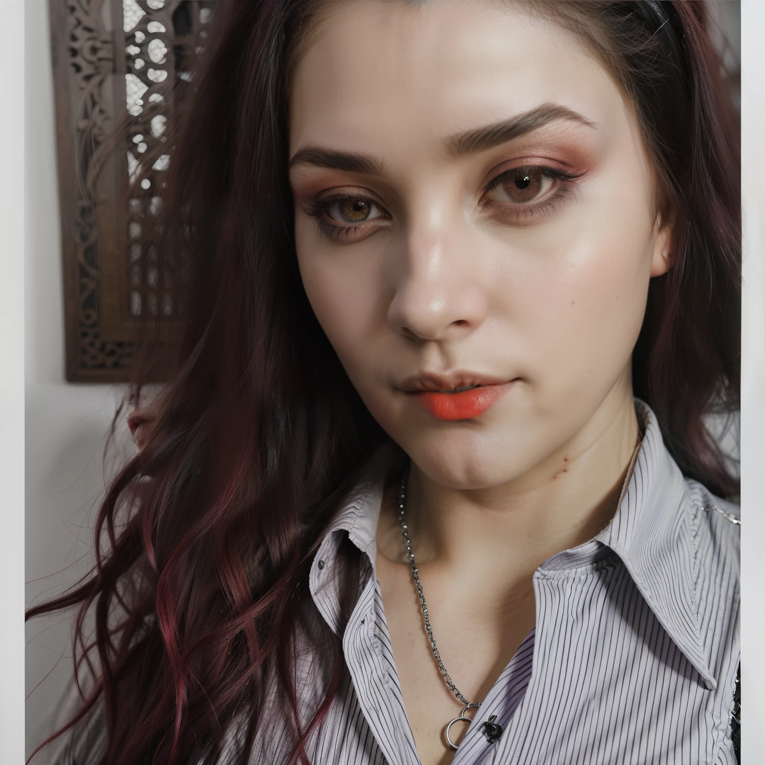 Woman, jellyfish, (Feudal Middle Ages:1.1), Slavic appearance, (longo liso roxo gradiente de cabelo pro vermelho), (Olhos vermelhos), (look of strong expression), batom roxo, pele clara, (Black Gothic clothes with red details:1.1), Yellow scales on the hands, Cinematic lighting, mystic atmosphere, Dynamic focus, ultra realidade, ultra realistic, ultra qualidade, real, Textura real:1.1, Roupas realistas:1.1, 8k insanos, Absurdo,