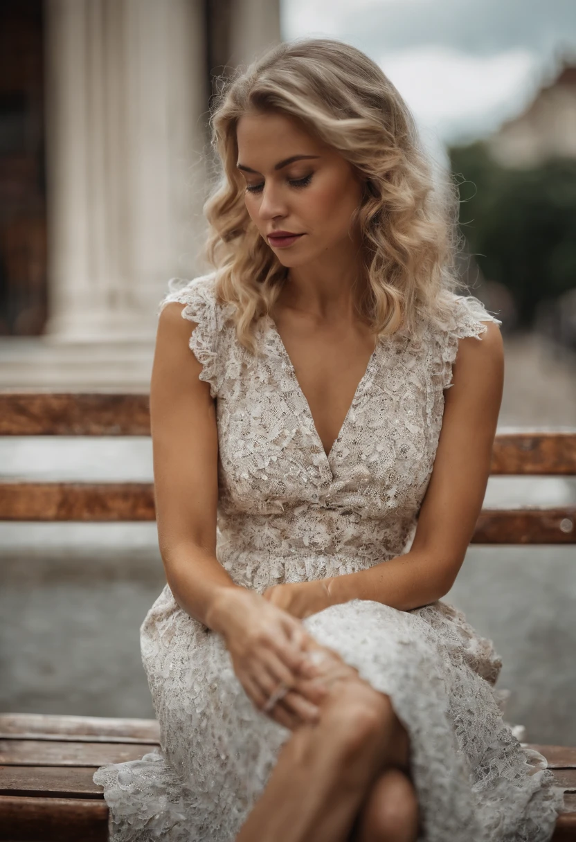 Colline de Breckie, cheveux blond, Bob asymétrique, Description: Créer un équipé, à manches longues, robe à col montant pour femme qui respire la féminité et l'élégance. La robe doit avoir une silhouette ajustée qui accentue les courbes de celle qui la porte.. Il doit être fabriqué avec des matériaux de haute qualité offrant confort et style.. Couleur et design: La robe doit être disponible en différentes couleurs, mais pour ce message, focus sur une couleur noire élégante et intemporelle. La simplicité du design rehaussera l'élégance de la robe, ce qui le rend adapté à un large éventail d'occasions. Détails: La robe peut comporter des détails subtils en dentelle le long des manches ou de l'ourlet pour ajouter une touche de féminité et de sophistication.. Les manches longues doivent être bien ajustées, offrant style et chaleur pendant les saisons les plus froides. accessoires: Associez la robe aux accessoires assortis, comme une ceinture fine pour accentuer la taille ou des boucles d'oreilles tendance pour ajouter une touche de glamour. Objectif et style: Ceci adapté, à manches longues, la robe à col montant est parfaite pour les femmes qui souhaitent embrasser leur féminité tout en conservant un look élégant et sophistiqué. Son design intemporel garantit la polyvalence, ce qui le rend adapté aux événements formels et semi-formels. Note: Assurez-vous d'adapter la description et les détails en fonction de vos besoins. regarder le spectateur, chef-d'œuvre, meilleure qualité, très détaillé, (yeux bleus magnifiques et détaillés), (visage beau et détaillé), corps féminin parfait, (meilleure qualité), (ultra détaillé), (chef-d'œuvre), (Haute résolution ), (original), (les fonds d'écran CG Unity 8K extrêmement détaillés).