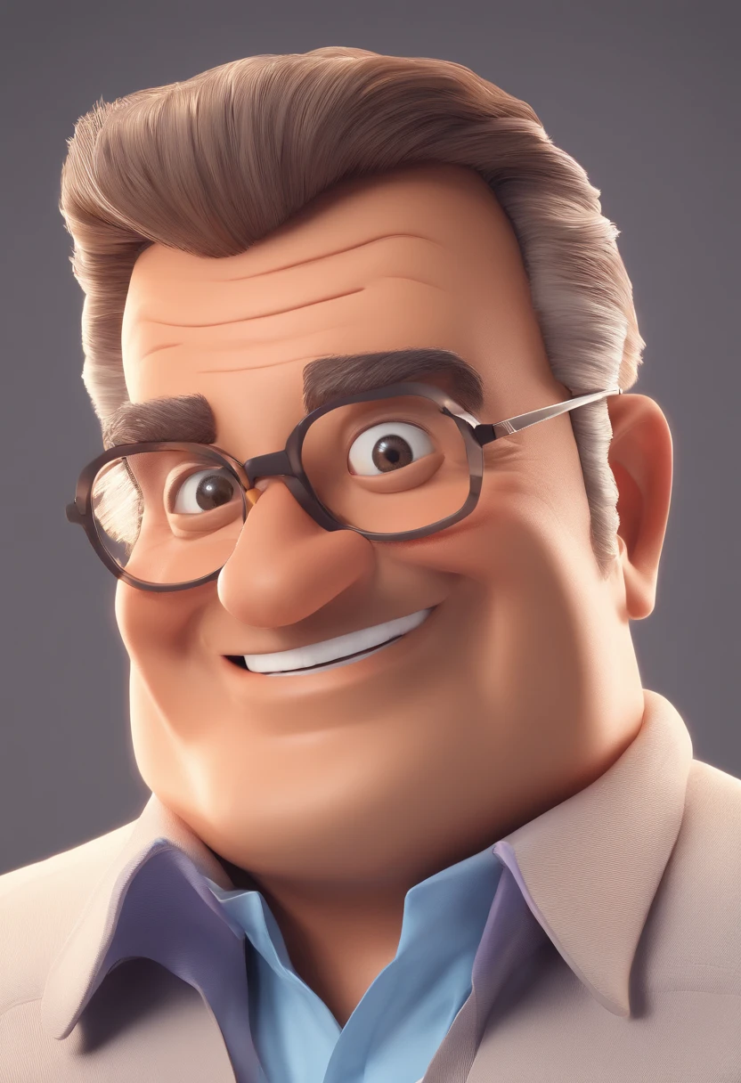 Smiling Man Illustration, sorriso insano, Homem de pele marrom com um sorriso gigante, happily smiling at the camera, sorriso atrevido, he's smiling, sorriso muito grande, Macho sorridente, foto de perfil headshot, rindo sorriso enorme, desenhando no estilo de Arte 3D, c4d, fundo de cor branco puro, estilo disney, estilo pixar render ilustracao Super Detalhe, 8k
