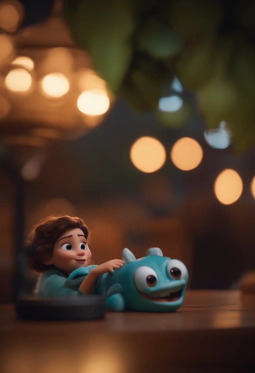 Em alta qualidade estilo disney pixar