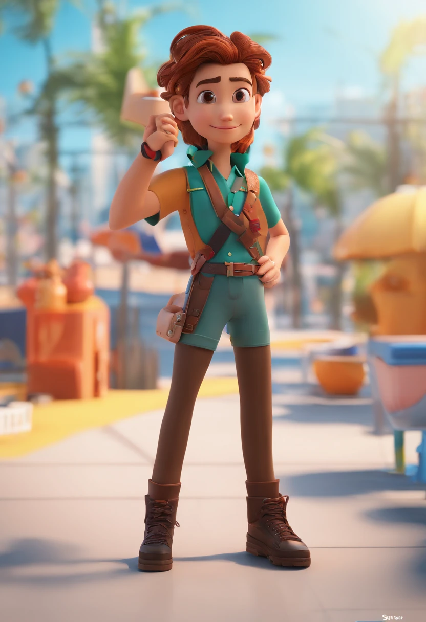 Personagem de desenho animado de um adolescente, moreno e uma camisa preta cabelo liso preto, idade dele 16 anos, um personagem animado, Caractere estilizado, animation style rendering, 3D estilizado, Arnold Maya render, 3 d render stylized, toon render keyshot, Personagem 3D, Personagem 3D, 3d rendering stylized, 3 d character render, personagem de desenho animado, Personagem de close up, Pose de personagem, (Estilo Pixar) (master part:1.2) (Bokeh) (best quality) (pele detalhada) (textura detalhada) (8k) (argila) (Cinematic lighting) (foco nítido，Senta e vaza a parte superior do corpo