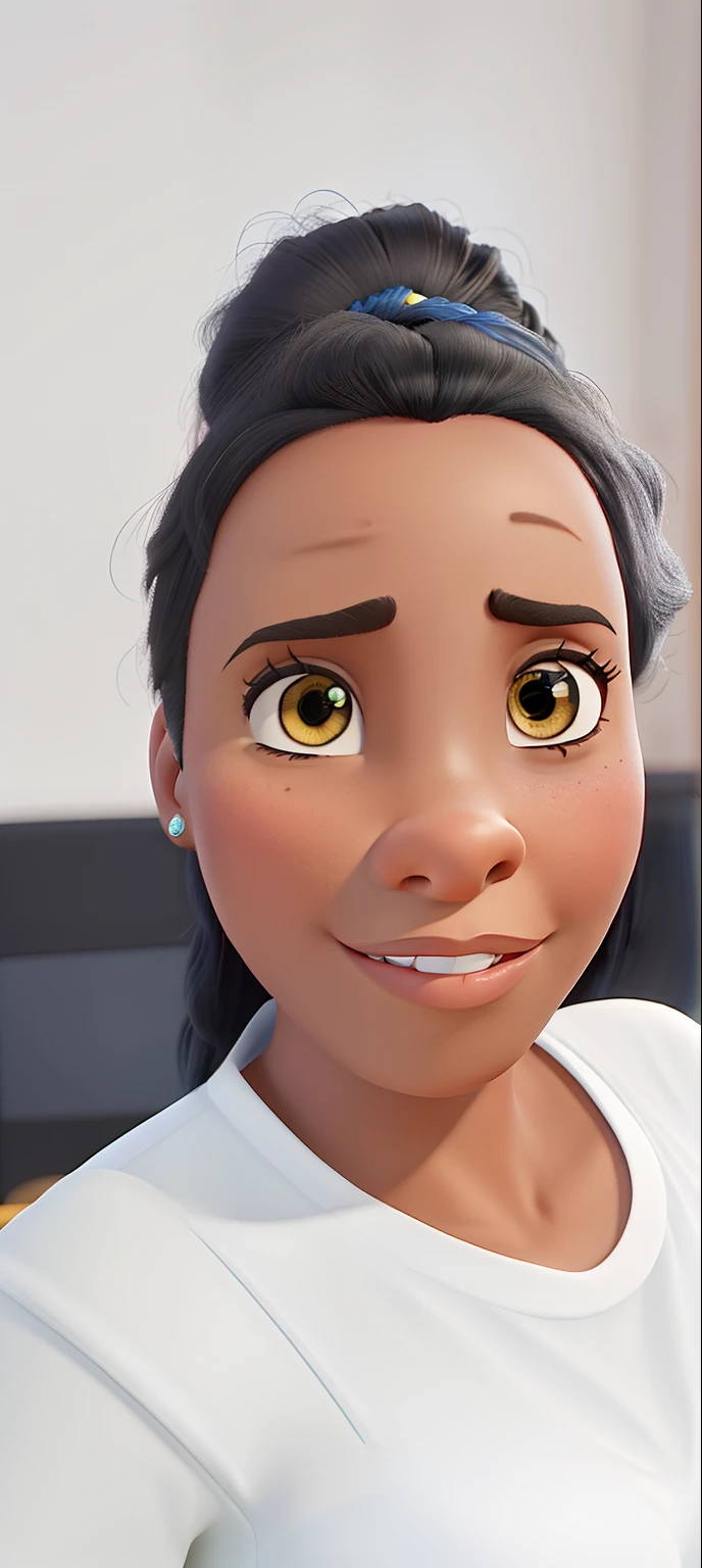 Mulher negra estilo Disney pixar ,alta qualidade,melhor qualidade