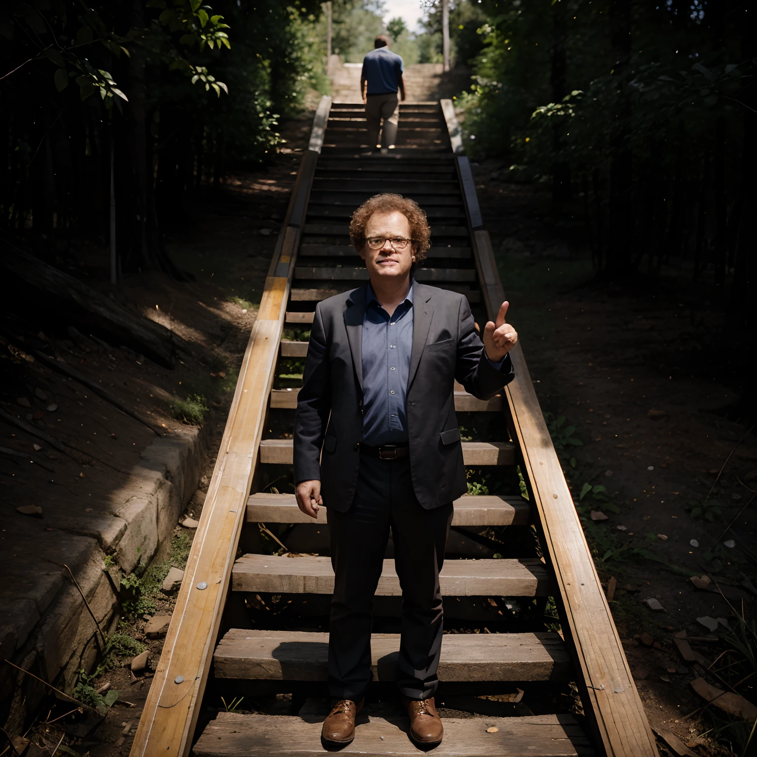 Dr Steve Brule ascending the visionary ladder of Isaiah