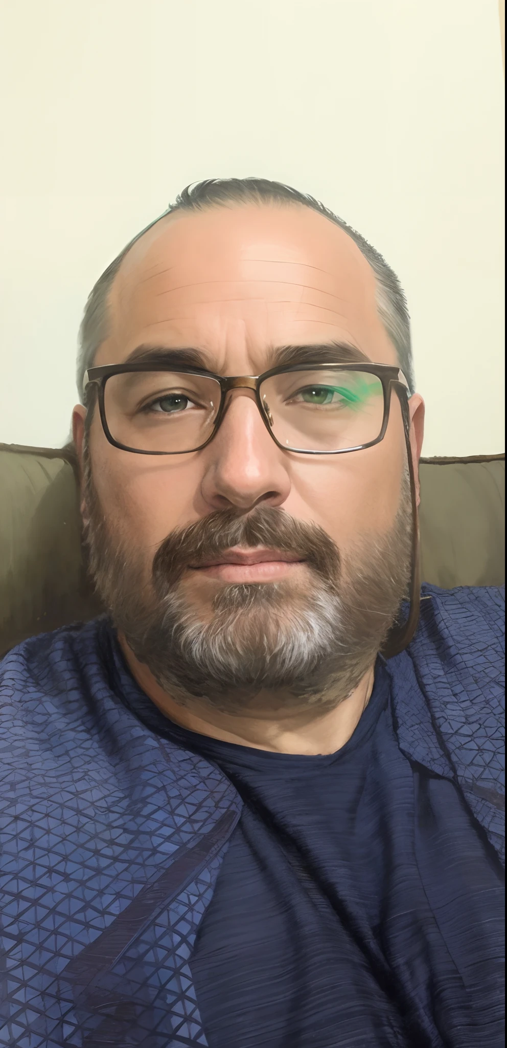 homem com 56 anos, well-made, full and medium-sized beard, vestindo terno azul escuro com colete azul e camisa branca, fundo branco, olhos verdes, 8k, usar a foto como referencia, como se estivesse envelhecido saudavelmente