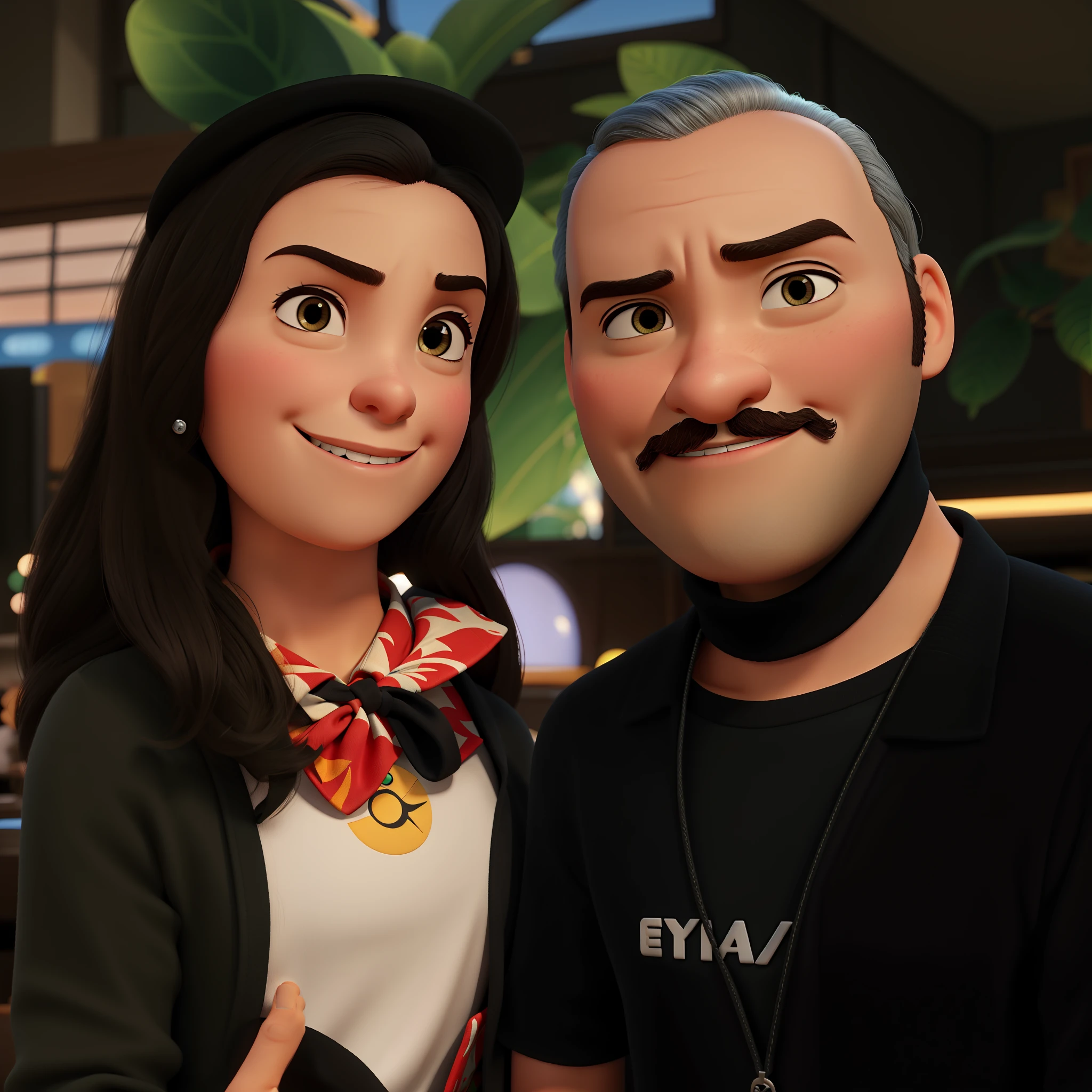 Estilo Pixar, alta qualidade