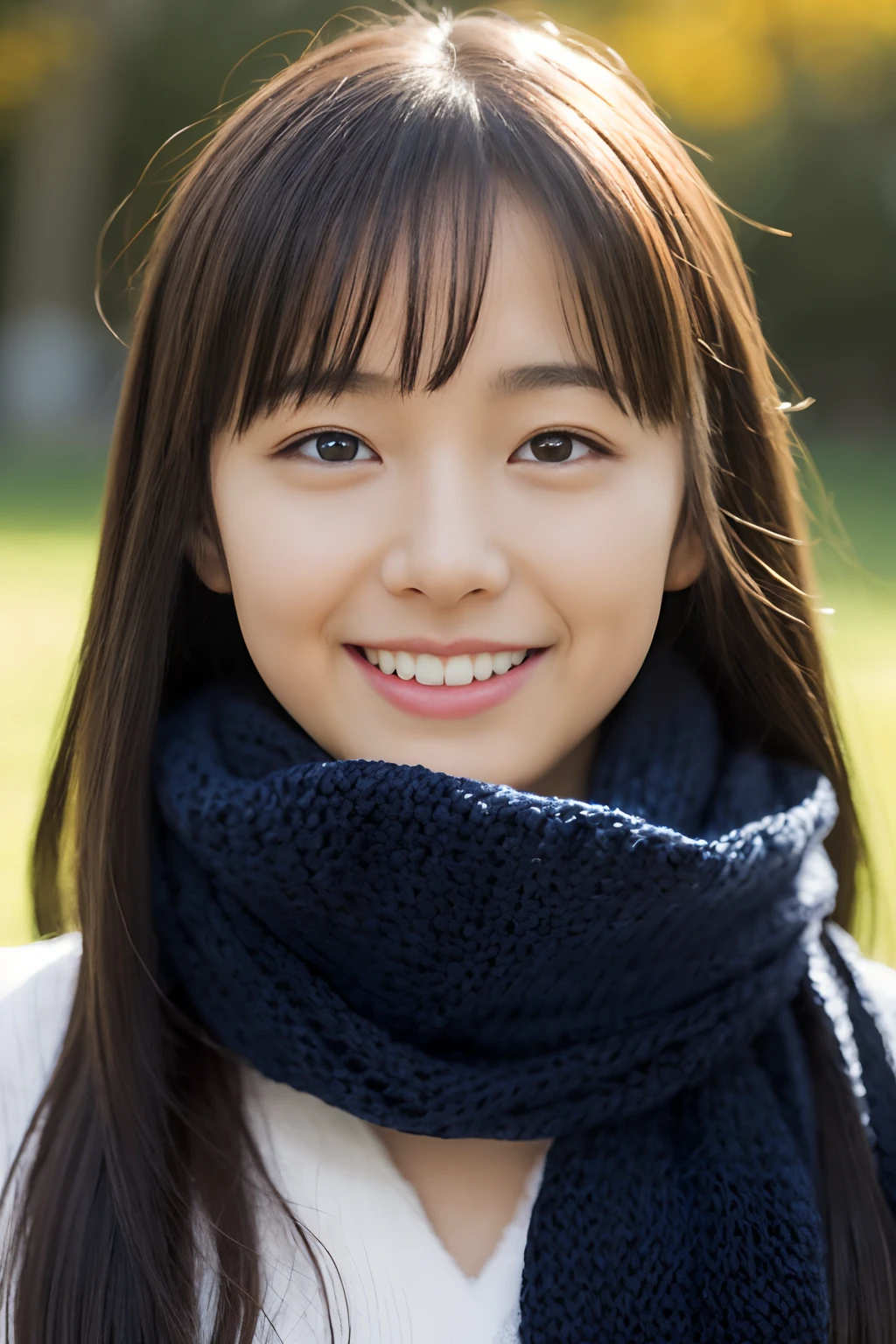 (highest quality,realistic,High resolution),,beautiful and fine eyes,beautiful detailed lips,smile,laughter,cute,,Happy,enjoying,winter,Joyful,Excited,indoor,cozy atmosphere,,twinkling stars,,colorful holidays,fluffy scarf,Happy memories,,愛とlaughter、20-year-old、baby face、Childish、look at the camera、selfie、swimsuit、small breasts
