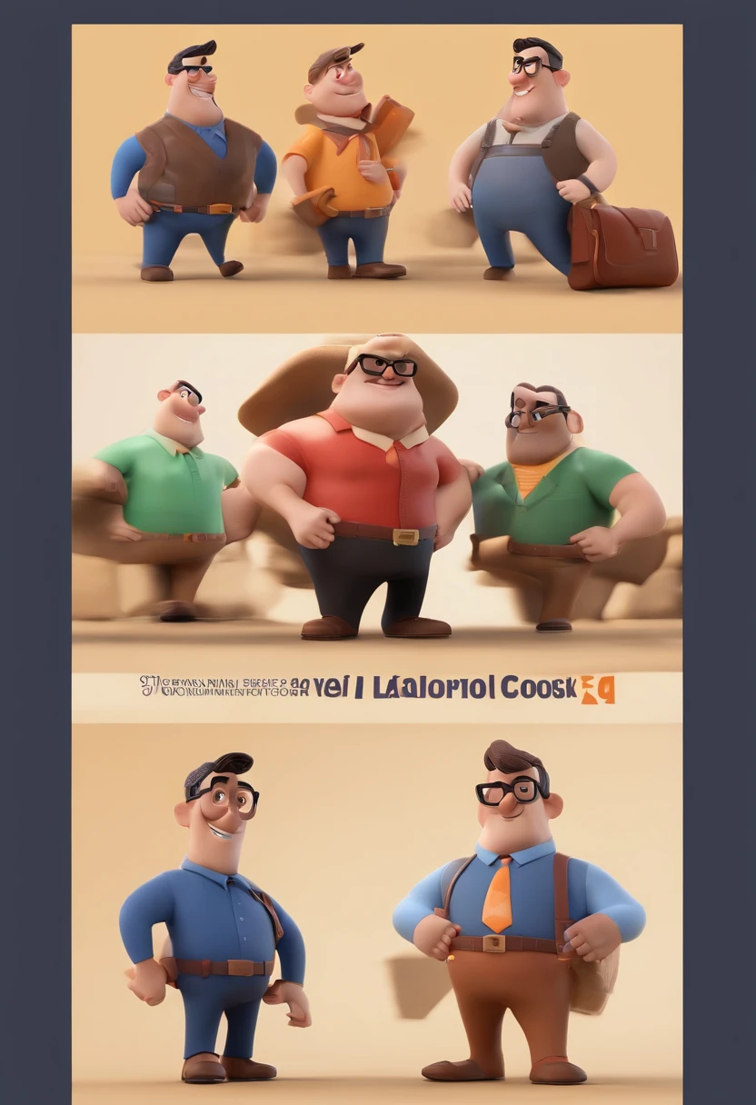 Cartoon character of a man wearing black glasses and a blue shirt, um personagem animado, Caractere estilizado, animation style rendering, 3D estilizado, Arnold Maya render, 3 d render stylized, toon render keyshot, Personagem 3D, Personagem 3D, 3d rendering stylized, 3 d character render, personagem de desenho animado, Personagem de close up, Pose de personagem, (Estilo Pixar) (master part:1.2) (Bokeh) (best quality) (pele detalhada) (textura detalhada) (8k) (argila) (Cinematic lighting) (foco nítido，Senta e vaza a parte superior do corpo
