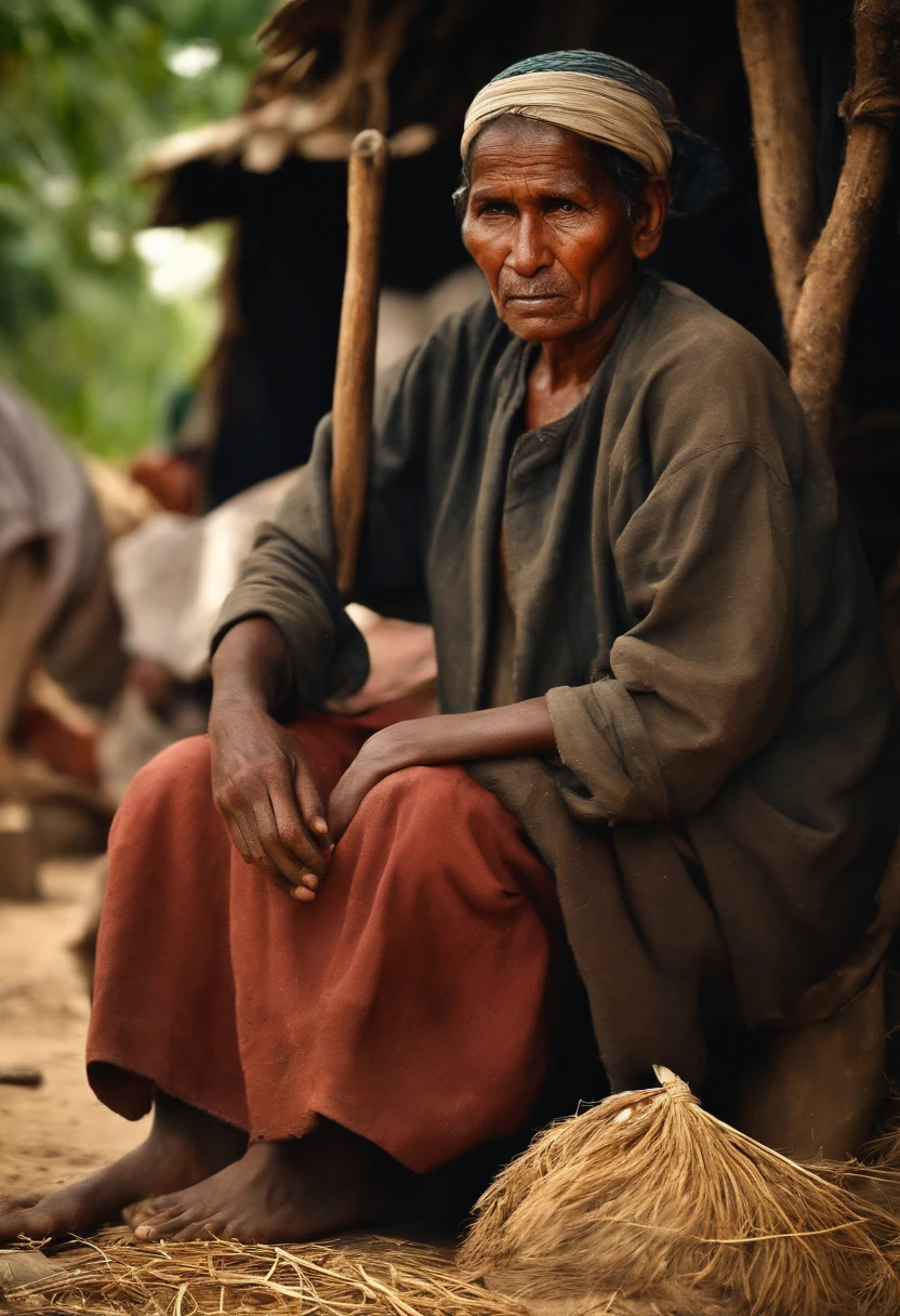 masterpiece, best quality ,Dirty, Peasant, Poor, Rural, Village, Farm, Poverty, Labor, Hardship, Work, Agriculture, Field, Crops, Mud, Dust, Simple, Humble, Simple Living, Traditional, Countryside, Manual Labor, Struggle, Tired, Ragged, Poverty-Stricken, Downtrodden, Impoverished, Lowly, Unkempt, Unfortunate, Simple Clothing, Simple Dwelling, Laborer, Simple Life, Harsh Conditions, Rural Life, Economic Hardship, Scarcity, Survival, Social Inequality.