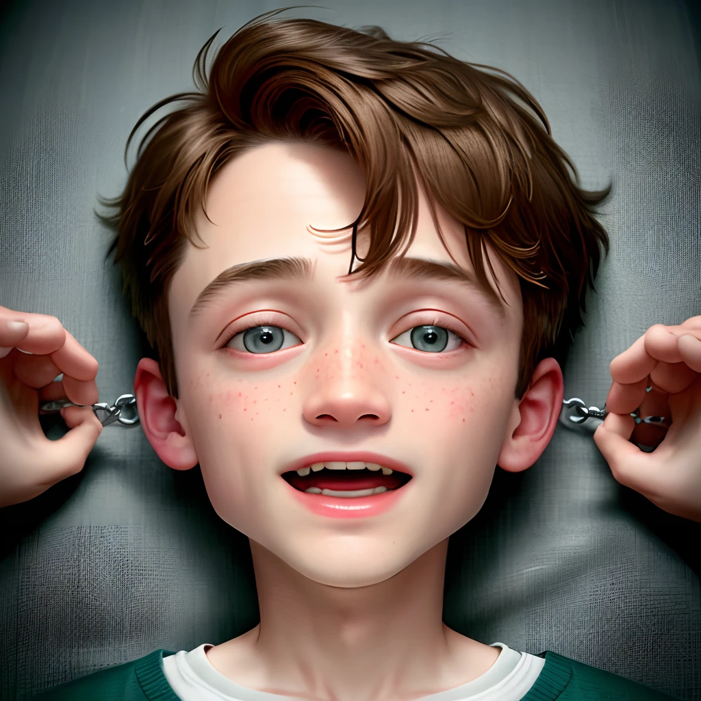 Noah Schnapp being put under hypnosis