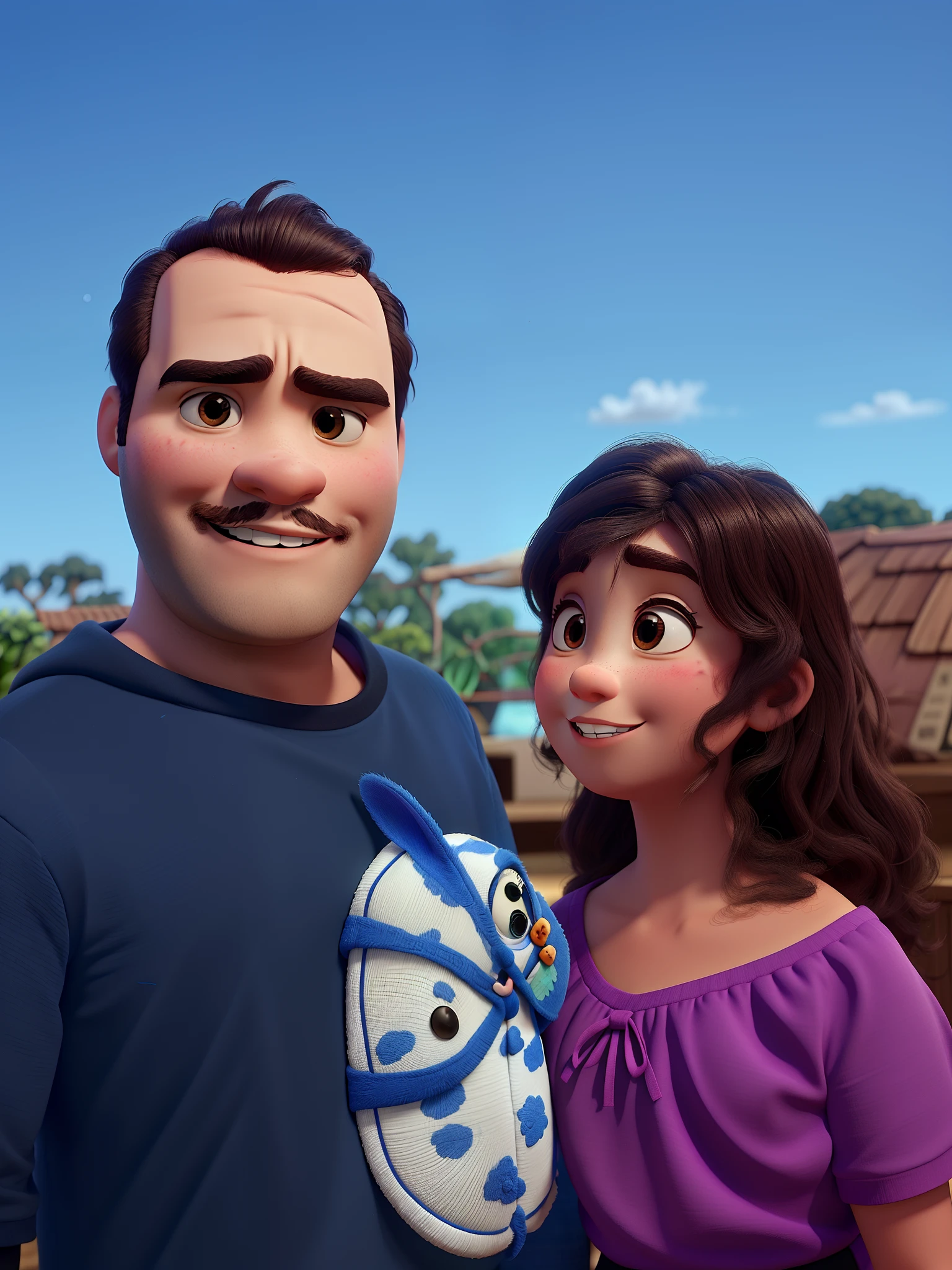 Pixar cercada por coelhos afetuosos, but heartbroken