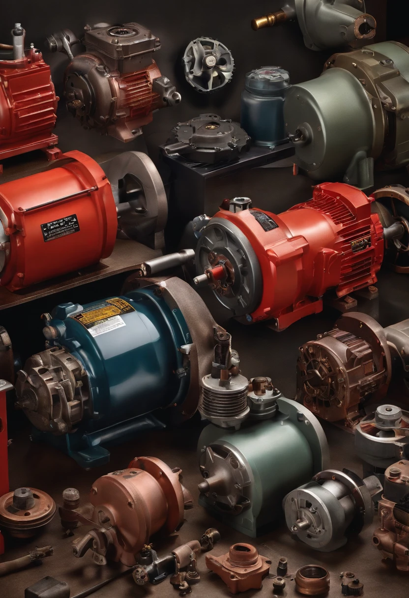An advertisement for sale of induction electric motor parts