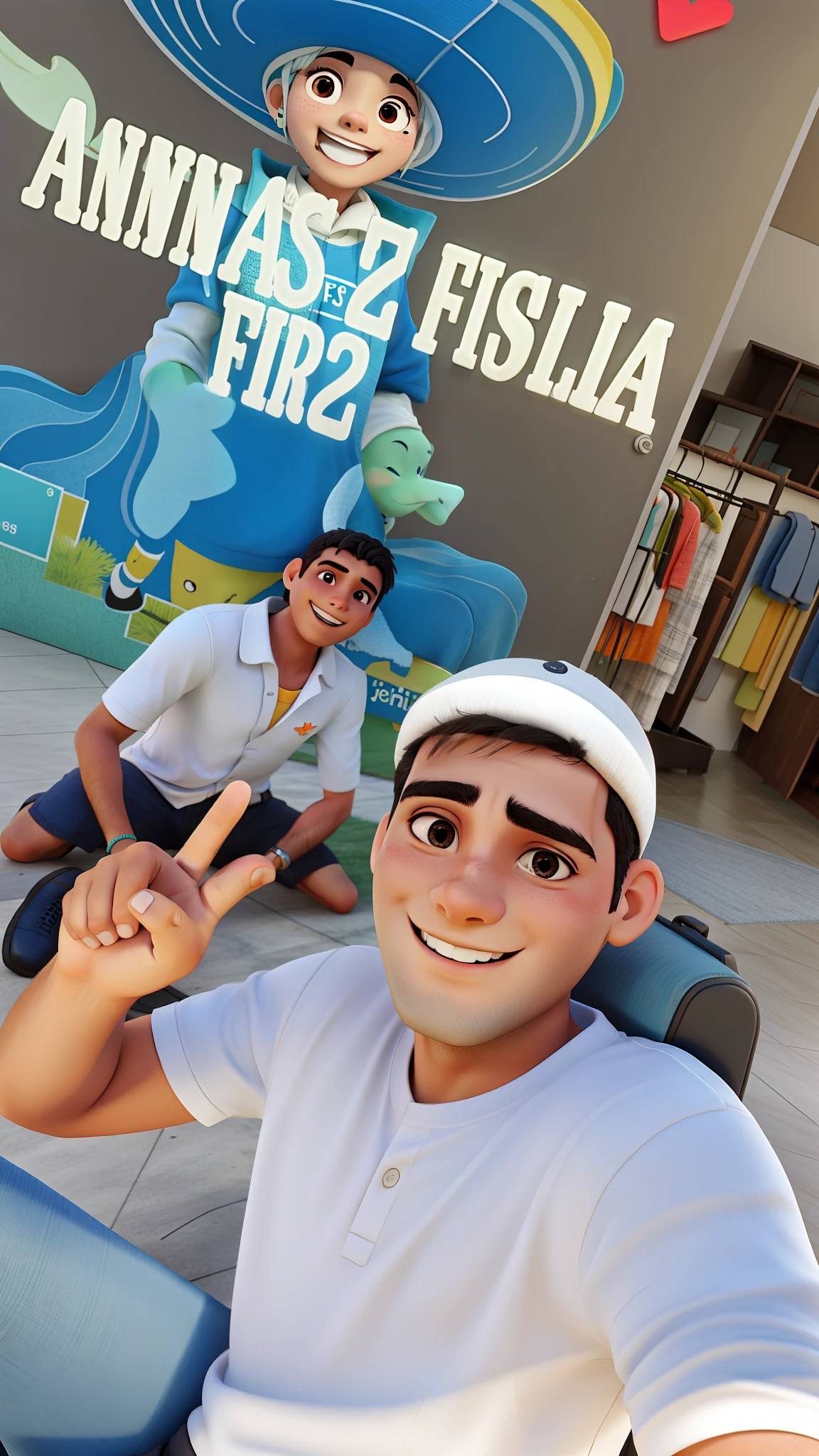 Amigos felizes