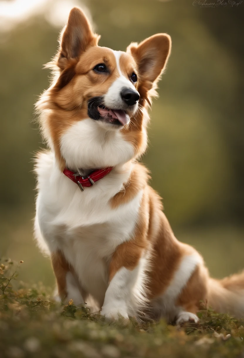 "Produces ultra-high-definition images that chic Pembroke Welsh Corgis, Classic dog pose. Using advanced macro photography techniques、Highlights the intricate details of the dog's coat, standing ears, And the expressive eyes and tongue are partially out. Place the camera at the dog's eye level, Create an intimate connection between the viewer and the dog's subject. Implemente uma abertura ampla para uma profundidade de campo rasa, Make the dog stand out clearly against a softly blurred background. Improve lighting、Emphasizes the texture and contours of the dog's body, Usando o software, Remover sombras grosseiras、, atmosfera acolhedora. Pick up a dog in a relaxed position, Mas equilibrado, Show your flexibility and elegance. Tente capturar o momento em movimento natural, alongamento, Grooming, etc., to convey a sense of authenticity. Implement post-processing techniques to improve image clarity, Contraste, and color balance, Proteja todos os aspectos, from the dog's intricate patterns to its intense gaze, Renderizado em detalhes impressionantes. finalmente, Conveys the gentle beauty and innate grace of the Welsh dog Corgi Pembroke, Capture fleeting moments celebrating the unique essence of a dog's curiosity and poise."