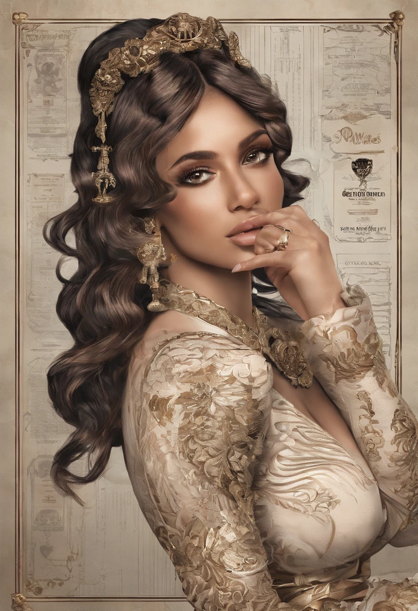 cardi b mixed with loren jordan, spreading legs in bikini, drinking beer, in white off the shoulder dress, long wig lace frontal with edges, straight face the farm,(get down on the bed:1.2),(Being touched by men:1.5),(Being stroked by a man's crotch),seen from the side (((tmasterpiece))), ((best qualtiy)), ((intricately details)), ((ultra-realistic realism)), Ridiculous res, A MILF, Mature woman, ssee-through, highly detailed, illustratio, 1girll, ((Large breasts)), (areola of breast),perfect hand, detailed finger, Beautiful detailed eyes, Wavy curly hair, with brown eye, name badge, vd, (European medieval aristocratic clothing:1.2), a skirt,White stockings, 耳Nipple Ring, detailedbackground, Bedrooms, perfect eyes, Seductive eye,Cocked buttocks,Reddened face,(weeping:1.2),Confused eyes,Desires are satisfied INFO