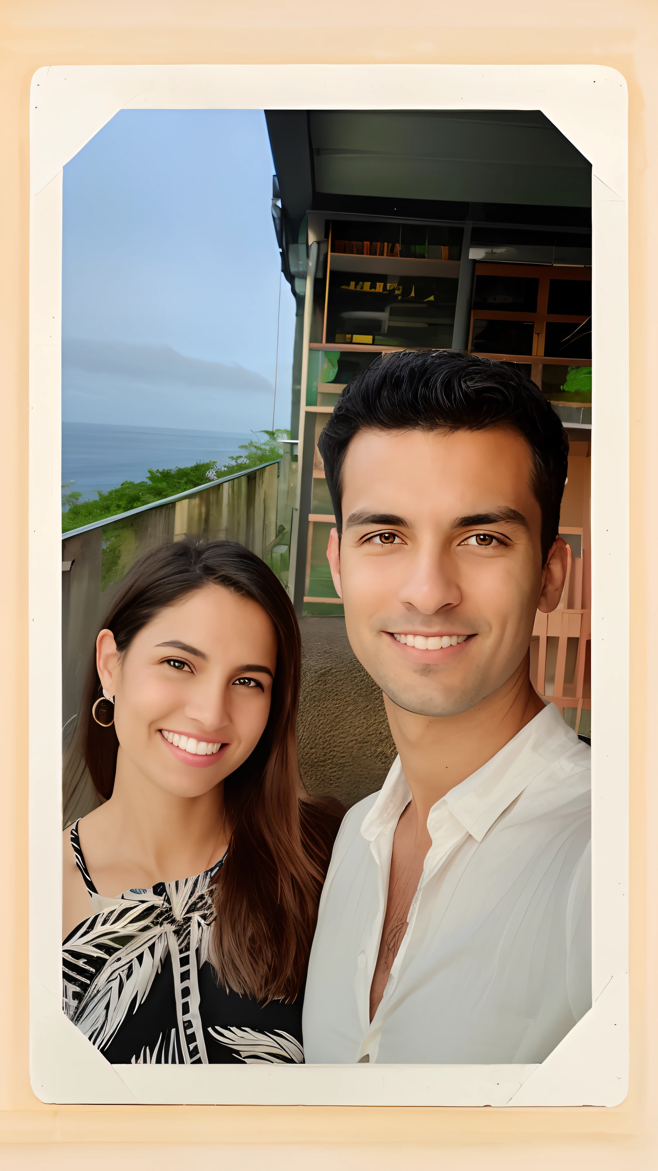there is a man and woman posing for a picture together, Fotografia selfie 8k, rosto bonito e rosto bonito, Lovely couple, casal sorridente, 📷 Mungojerrie e Rumpleteazer, selfie apaixonada, vacation photo, Digitalizados, Ayanamikodon e Irakli Nadar, foto no iphone, no oceano, foto modo retrato