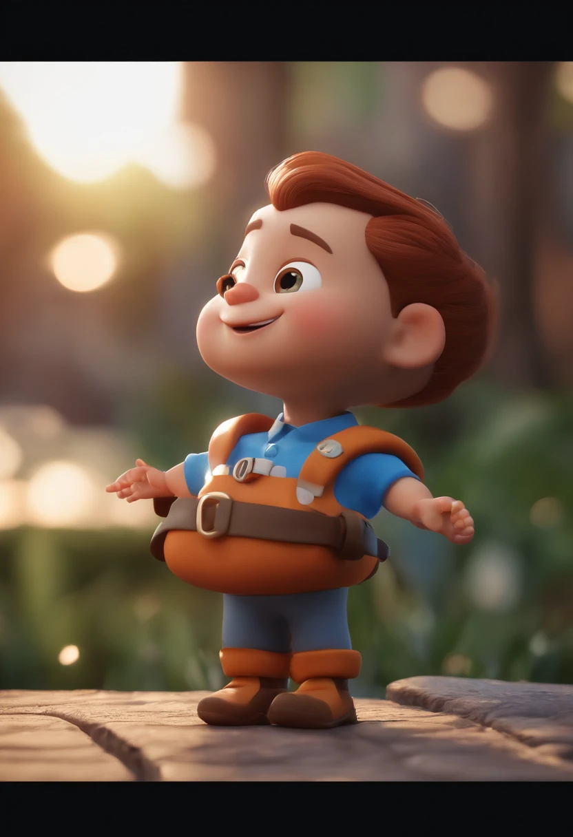 Kintaro's Cartoon Characters, an animated character, stylized character, animation style render, stylized 3 d, Arnold Maya Lender, 3d rendering stylized, toon render keyshot, 3dcharacter, 3D Characters, 3d rendering stylized, 3 d character render, comic book character, close up character, character posing, (Pixar style) (masutepiece:1.2) (Bokeh) (Best Quality) (Detailed skin) (Detailed texture) (8K) (clay) (Cinematic lighting)