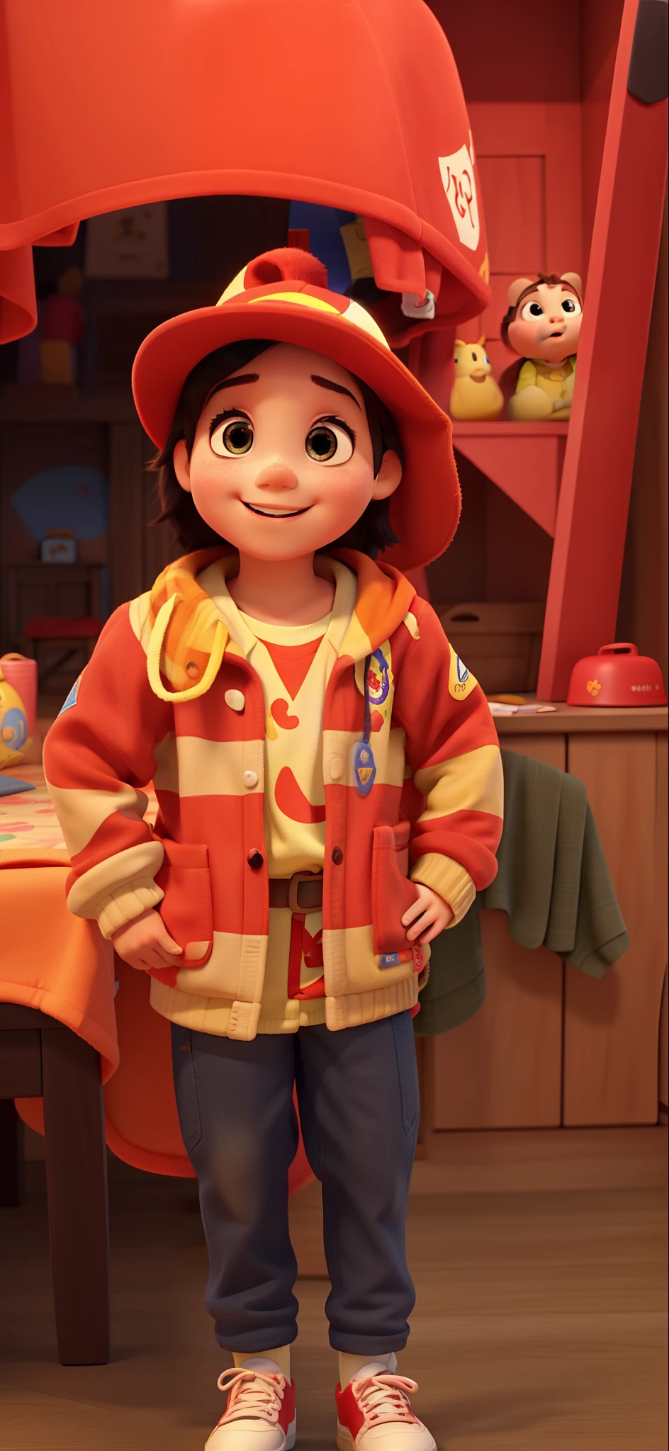 A child, estilo Disney pixar, alta qualidade, melhor qualidade