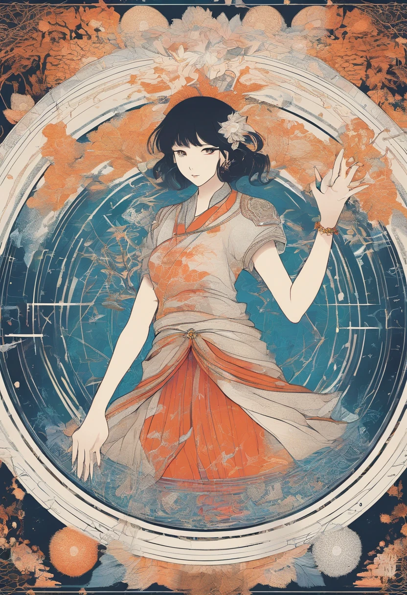 Mago Magic Circle Spellcasting conceito arte fantasia