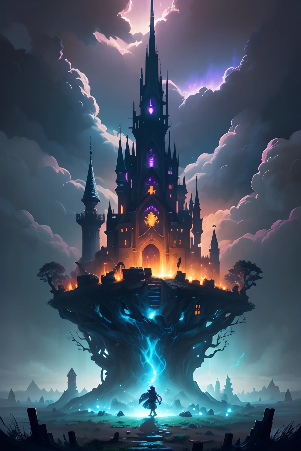 (best quality:1.2, highres),pixel art style,fantasy RPG game over end screen,dark,game elements,shadows,glowing eyes,sword,skull,potion,loot,vibrant colors,dungeons and dragons,medieval magic,fantasy creatures,twisted tree branches,cobwebs,mystery,ominous atmosphere,ancient ruins,looming castle,Treasure Chest,pixellated clouds,mythical beasts,battle aftermath,magic spells,game over text,pixelated flame,lit torches,faded text,textured background,detail-oriented design,8-bit aesthetics,retro gaming,vivid palette,classic gaming experience